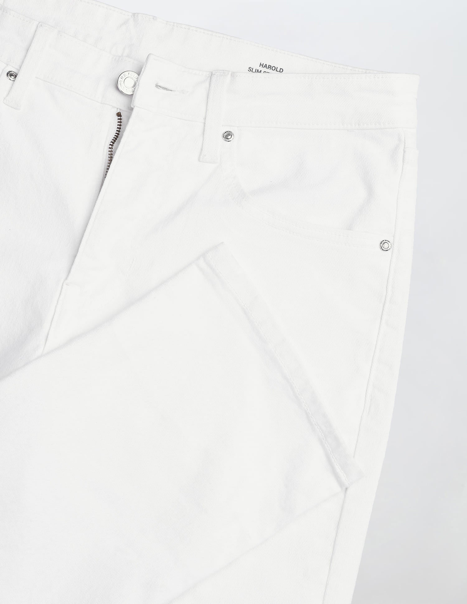 Solid Slim Straight Fit Jeans White - U.S. Polo Assn. India | Large