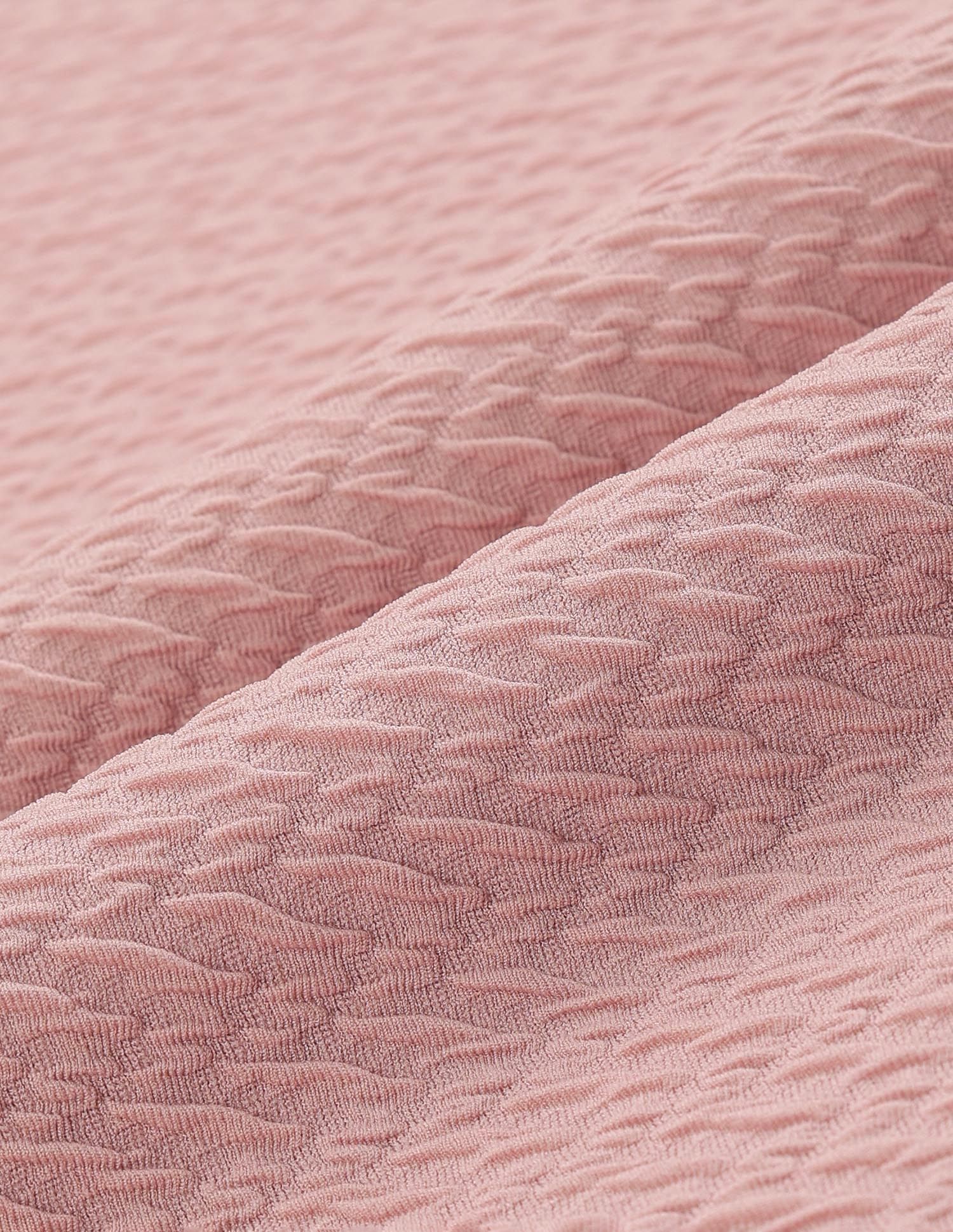 Textured Midi Shift Dress Pink - U.S. POLO ASSN. | Large