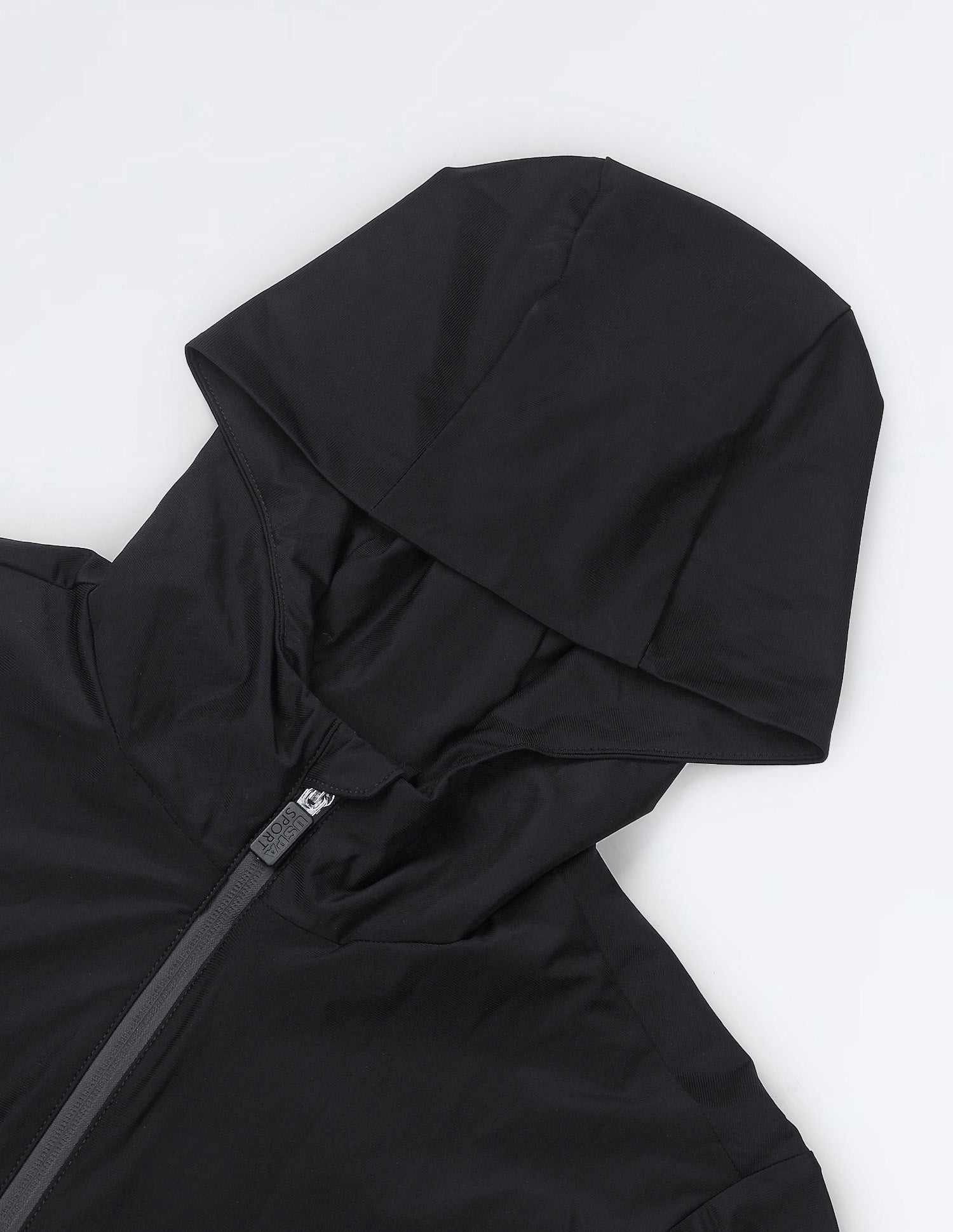 Solid Regular Fit Sport Jacket Black - U.S. POLO ASSN. | Large