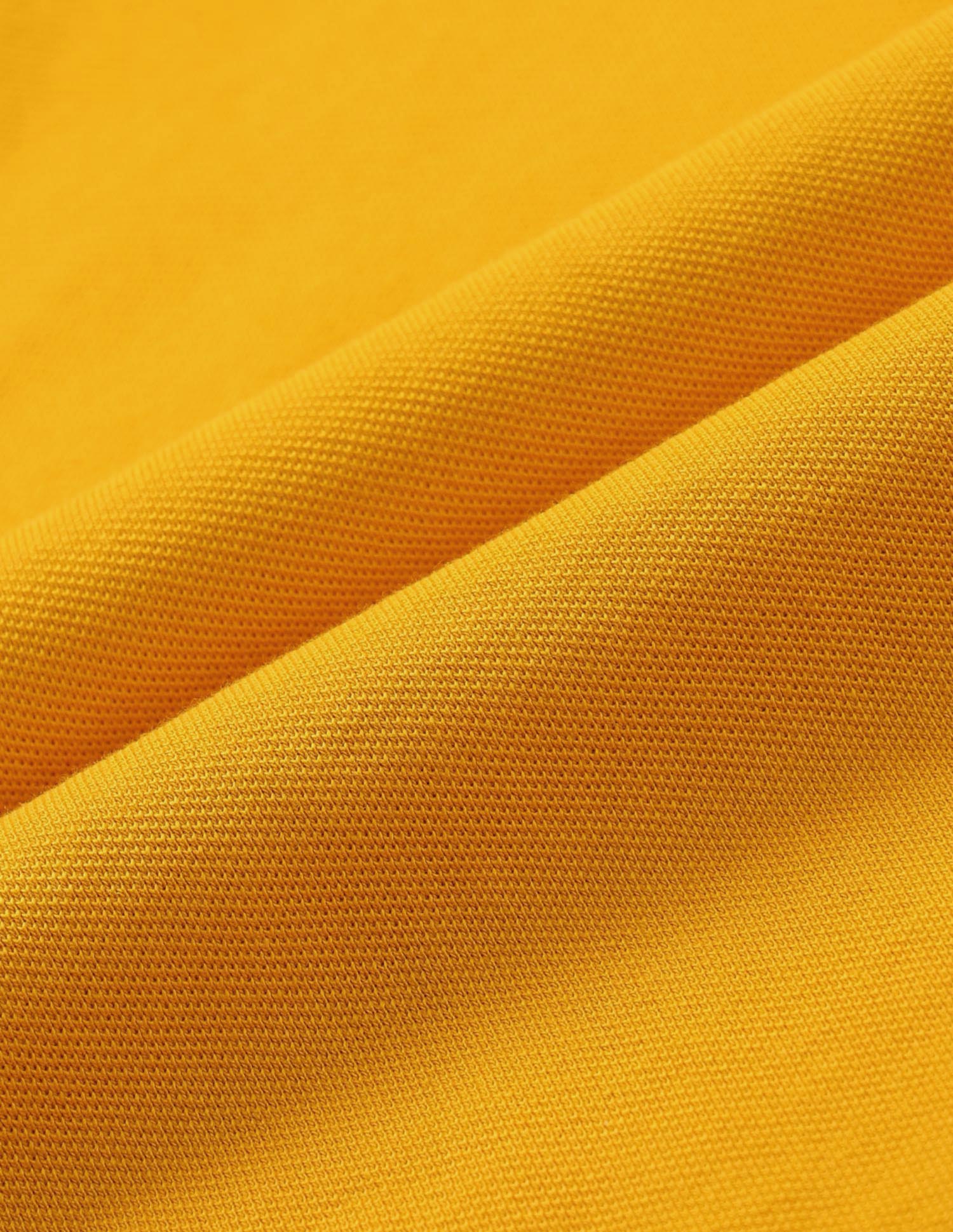 Tipped Zipper Polo Shirt Yellow - U.S. POLO ASSN. | Large