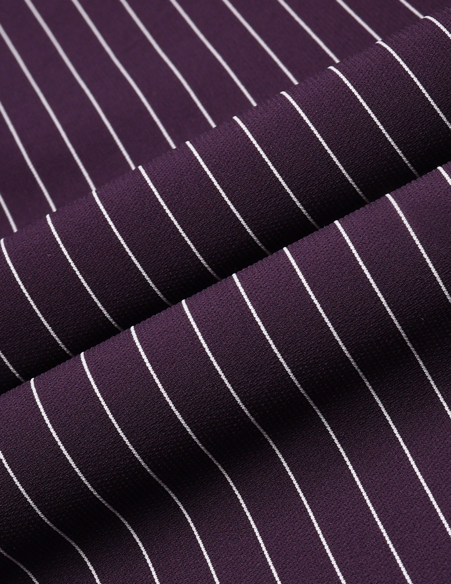 Vertical Striped Knitted Shirt Purple - U.S. Polo Assn. India | Large