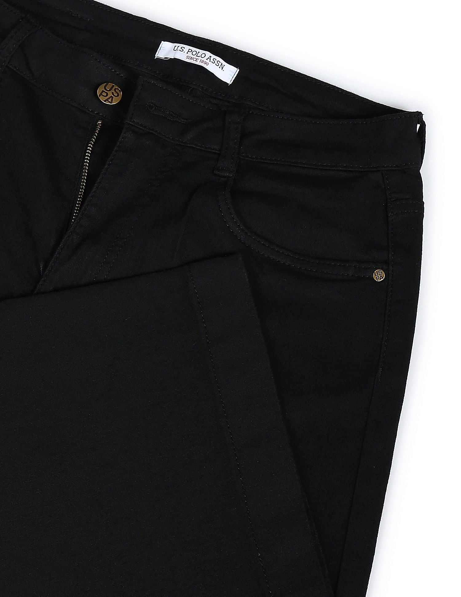 Clean Look Flared Jeans Black - U.S. POLO ASSN. | Large