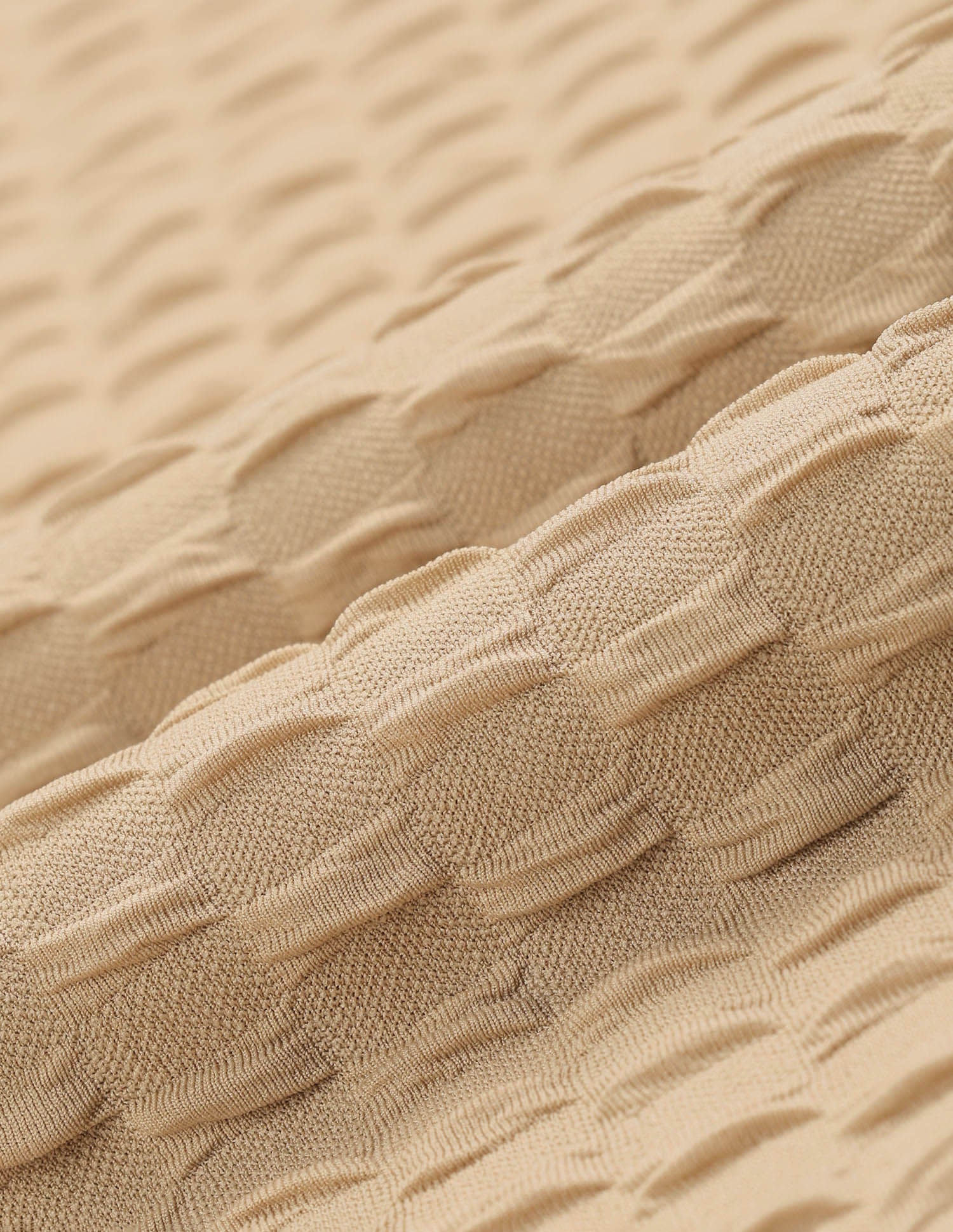 Textured Midi Shift Dress Beige - U.S. Polo Assn. India | Large