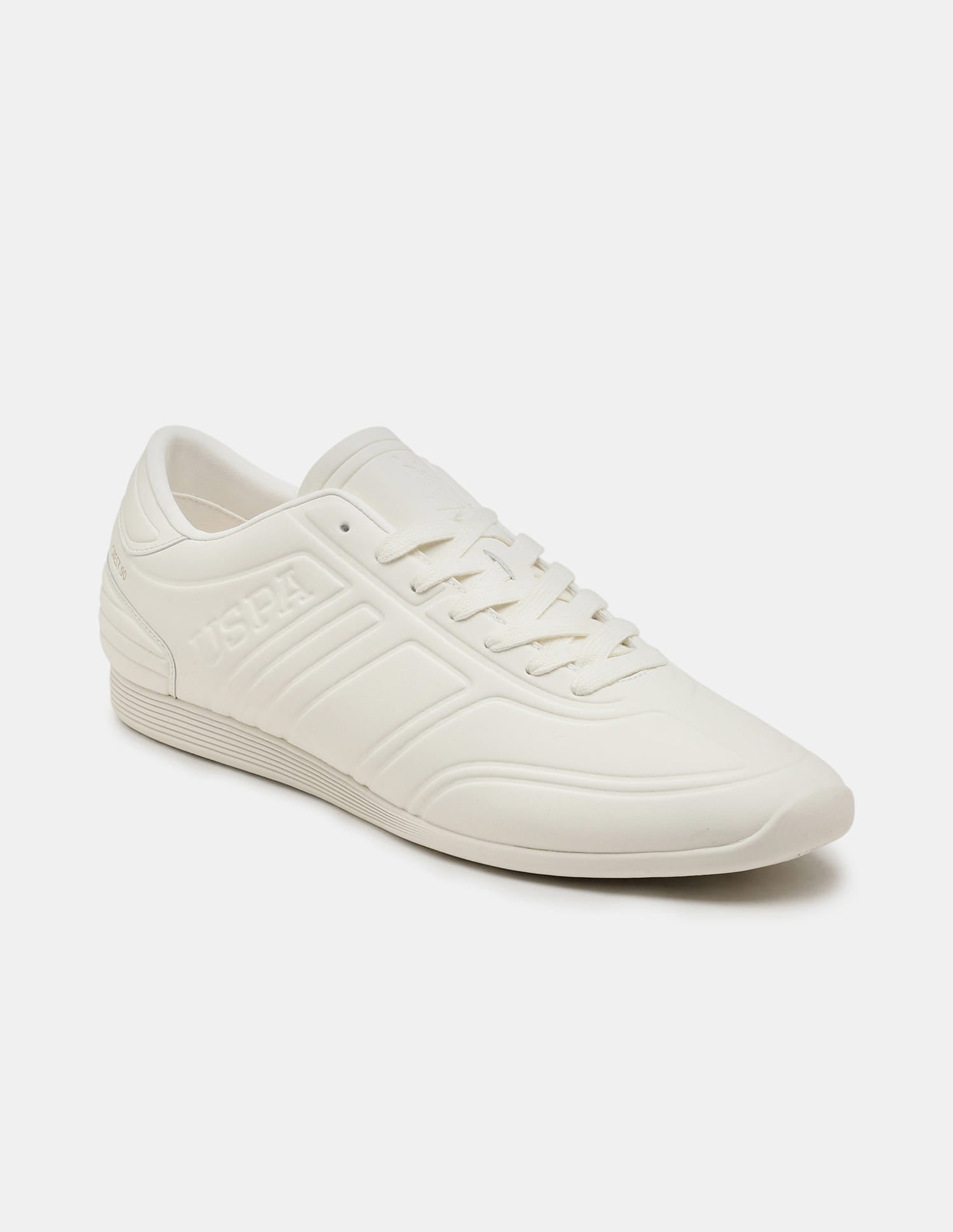 Round Toe Lace Ups Crest 90 Sneakers