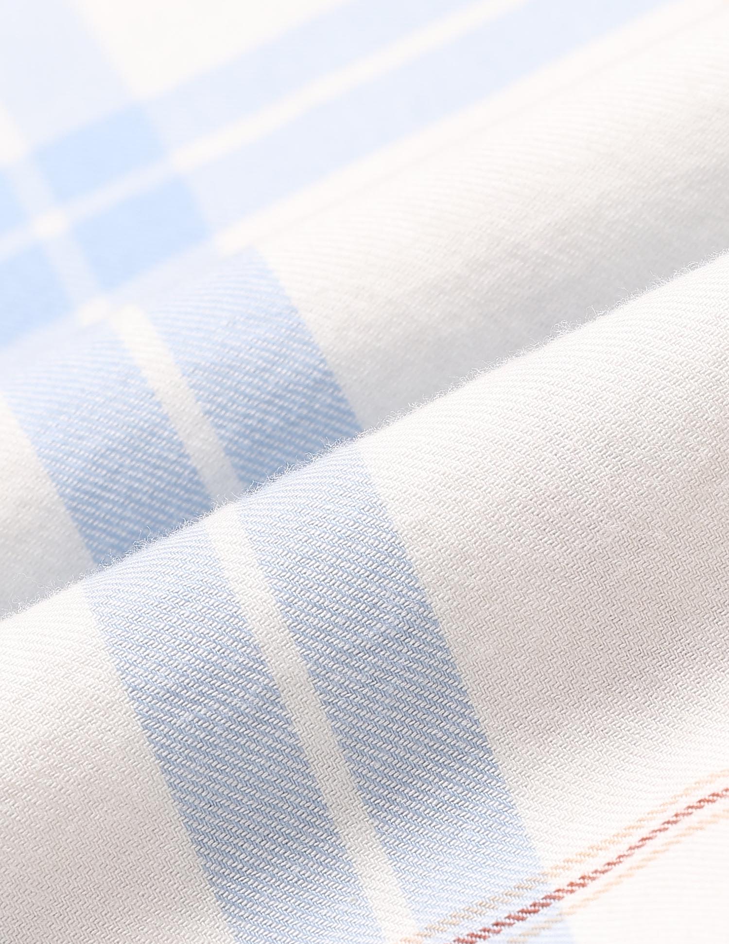 Tartan Checked Pure Cotton Shirt Ivory - U.S. Polo Assn. India | Large