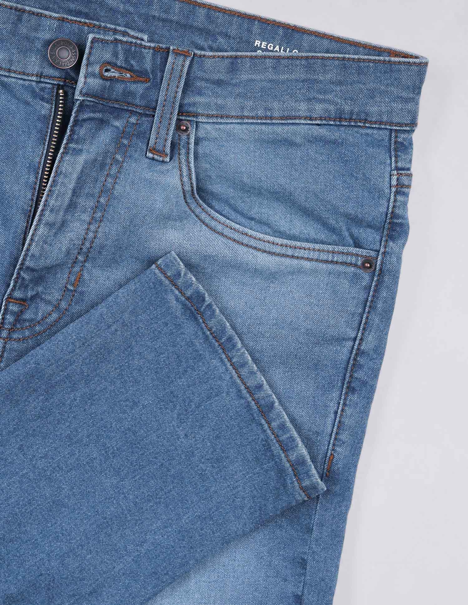 Regallo Skinny Fit Blue Jeans Blue - U.S. Polo Assn. India | Large