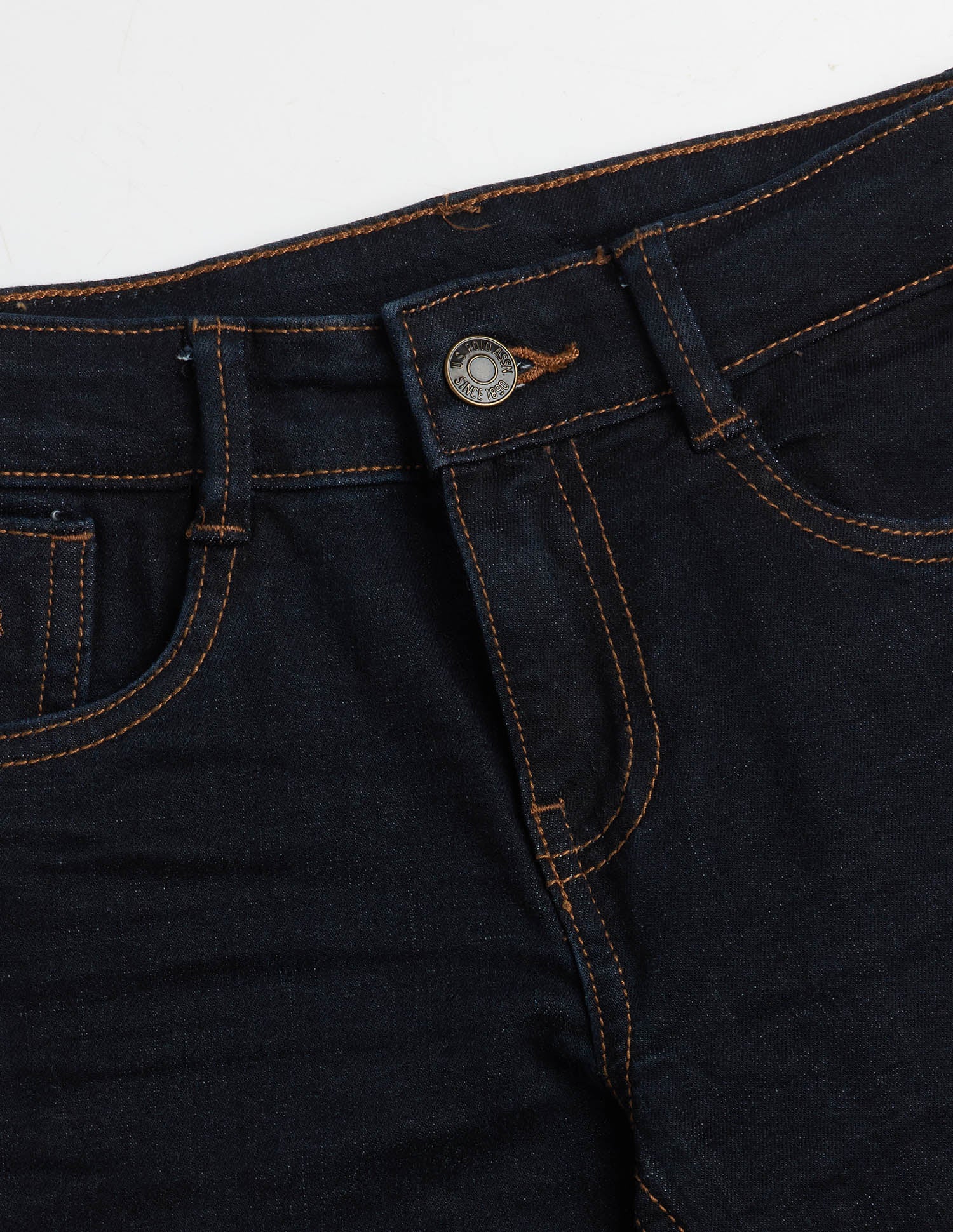 Relaxed Fit Blue Jeans Dark Blue - U.S. Polo Assn. India | Large
