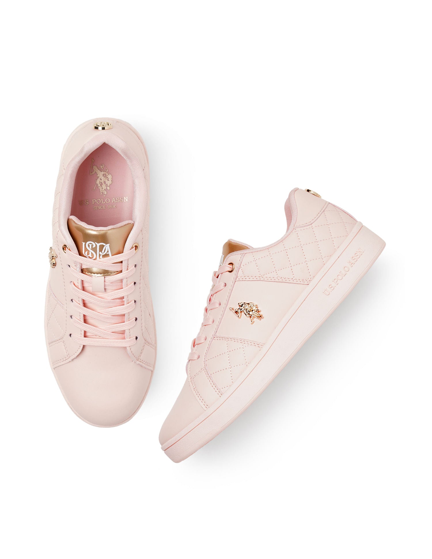 Women Logo Simone 2.0 Sneakers Pink - U.S. POLO ASSN. | Large