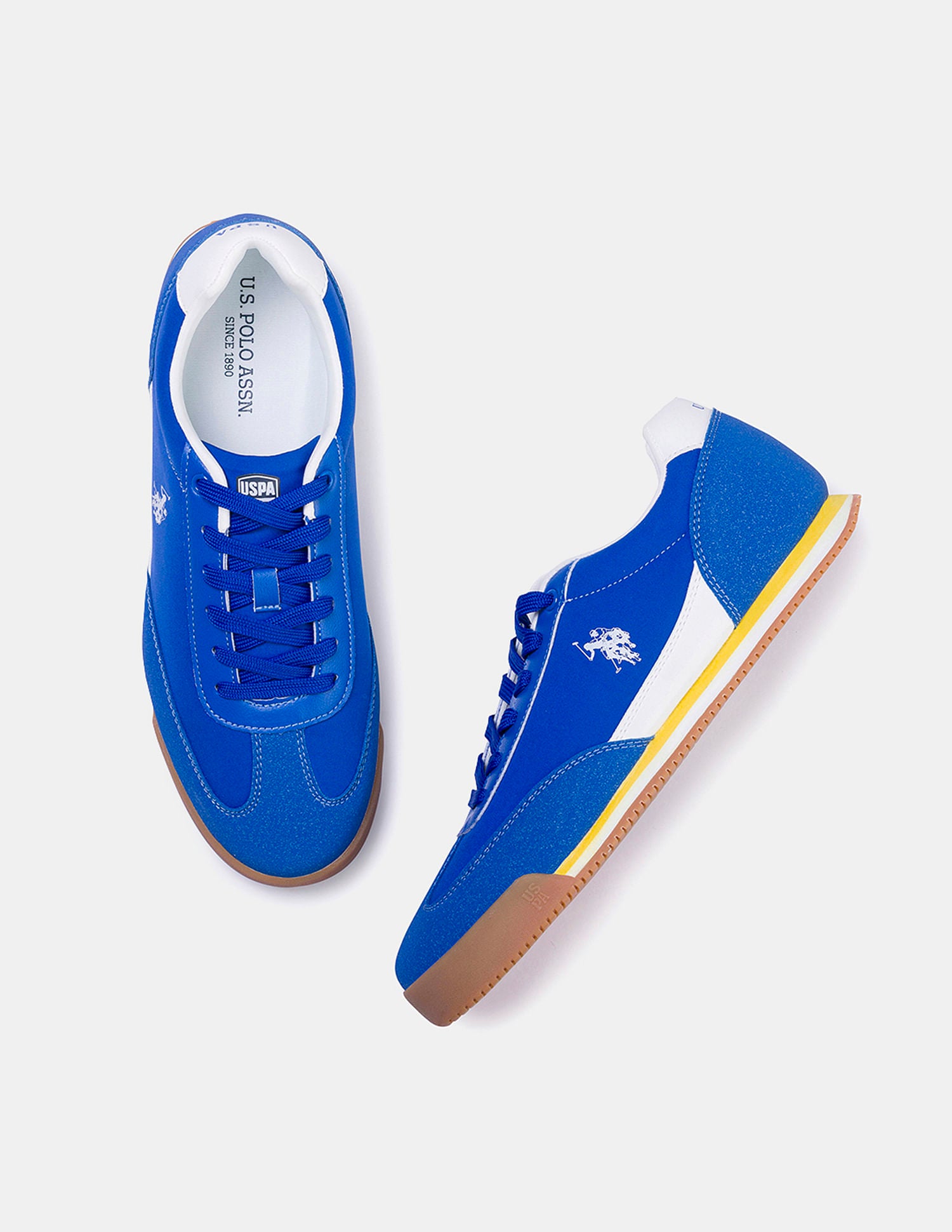 Men Round Toe Treviri Sneakers Blue - U.S. POLO ASSN. | Large