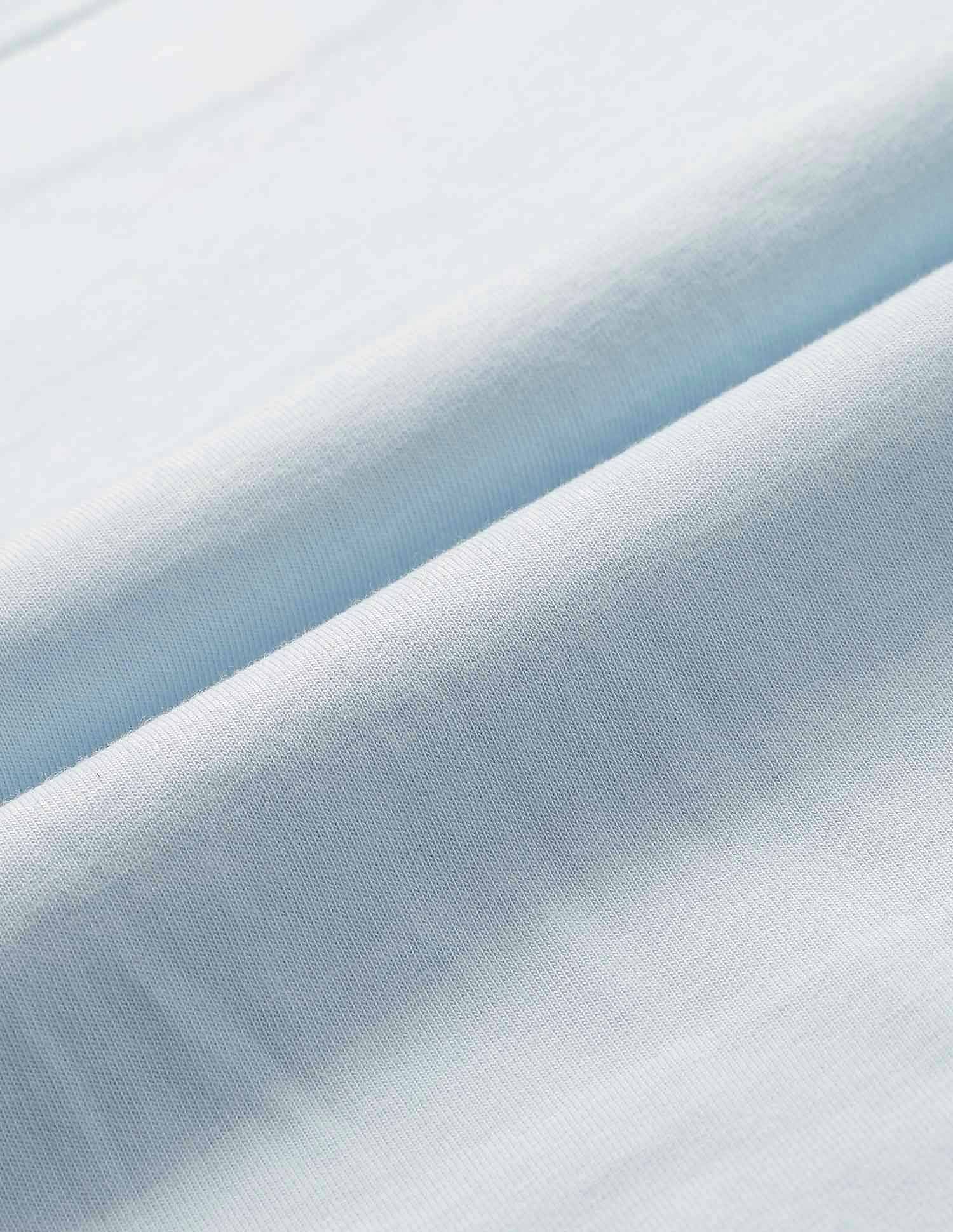 Girls Flock Print Regular Fit T-Shirt Light Blue - U.S. POLO ASSN. | Large