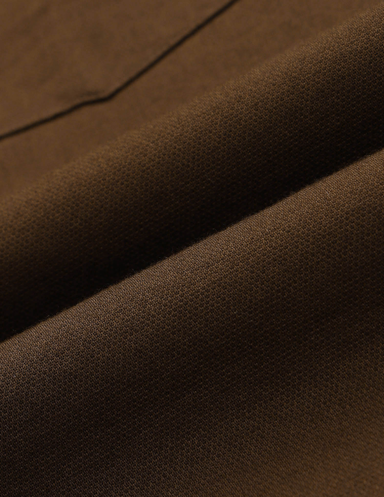 Solid Pattern Dobby Shirt Brown - U.S. Polo Assn. India | Large