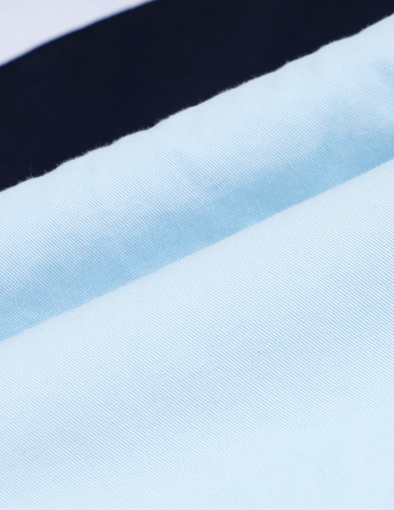 Boys Colour Block Cotton Shirt Light Blue - U.S. POLO ASSN. | Large