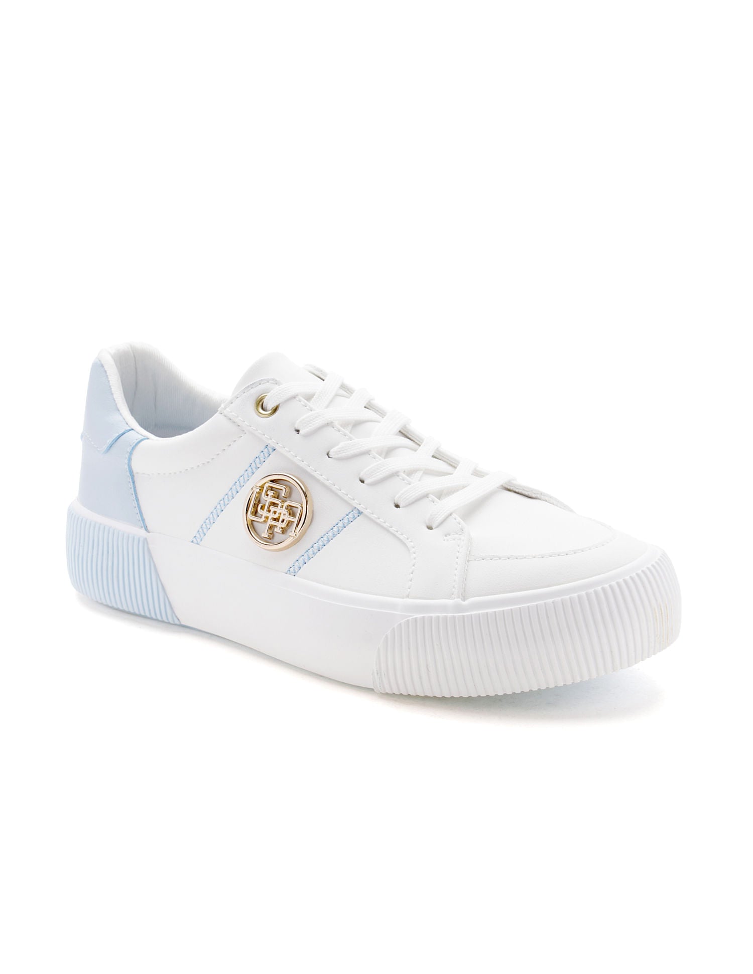 U.S. Polo Assn. Women Katy 3.0 Colourblock Sneakers with Textured Sole Light Blue - U.S. POLO ASSN. | Large