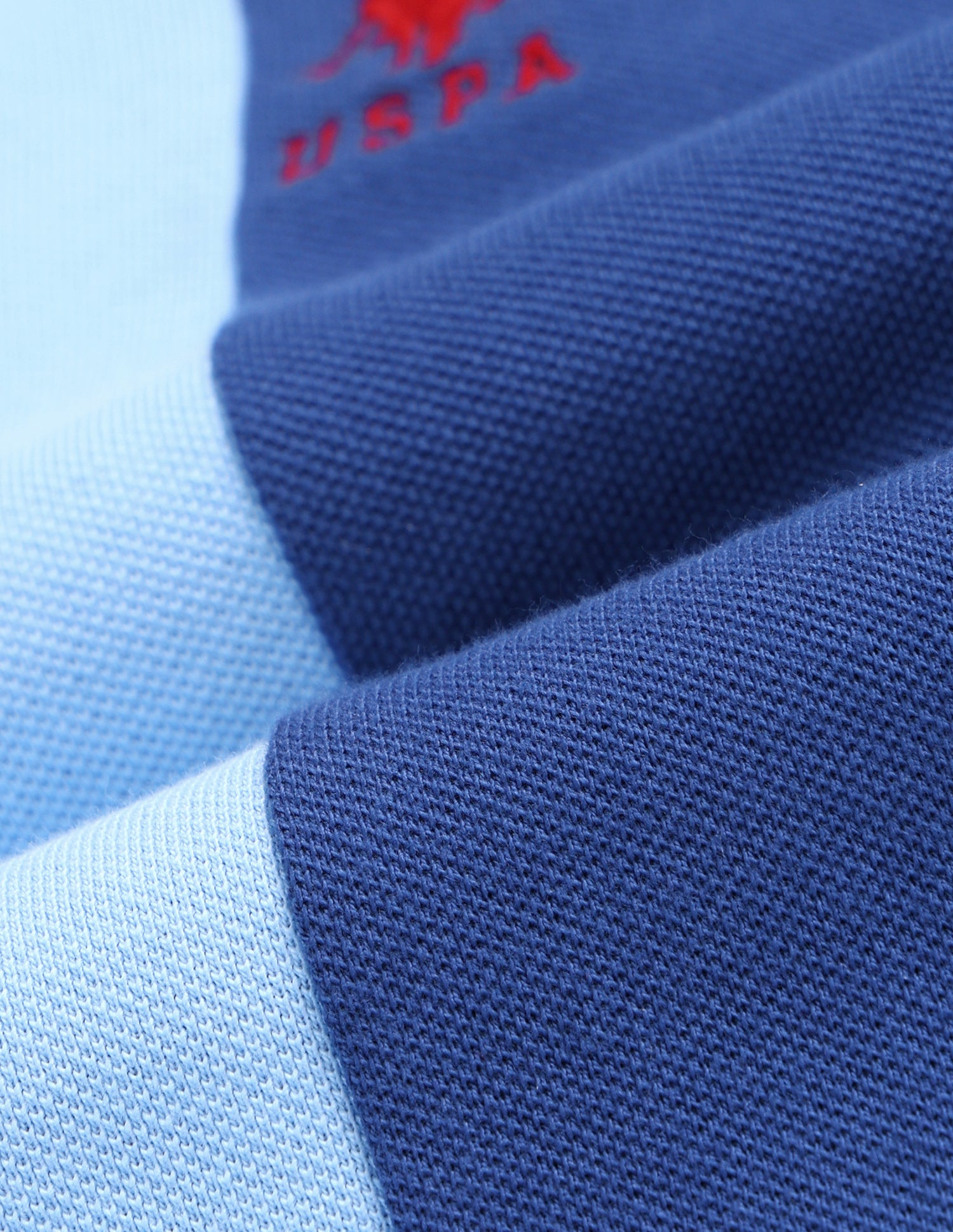 Boys Colour Block Regular Fit T-Shirt Light Blue - U.S. POLO ASSN. | Large