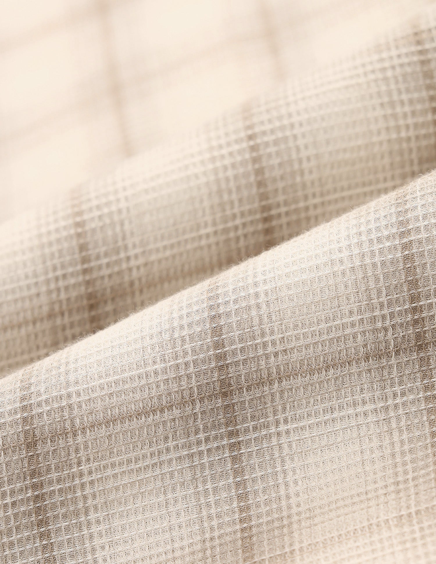Tartan Checked Slim Fit Shirt Beige - U.S. Polo Assn. India | Large