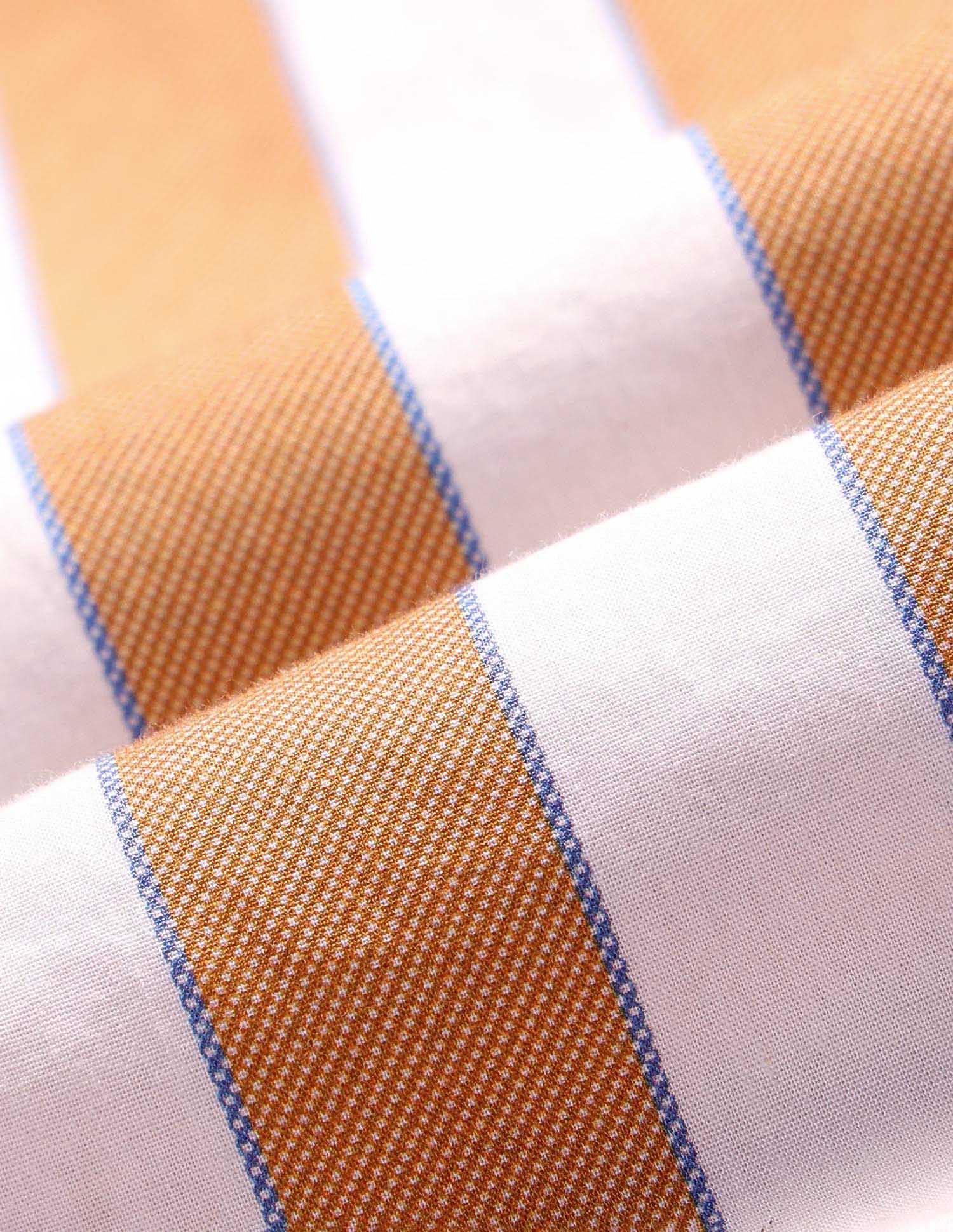 Bold Stripe Twill Shirt Mustard - U.S. POLO ASSN. | Large