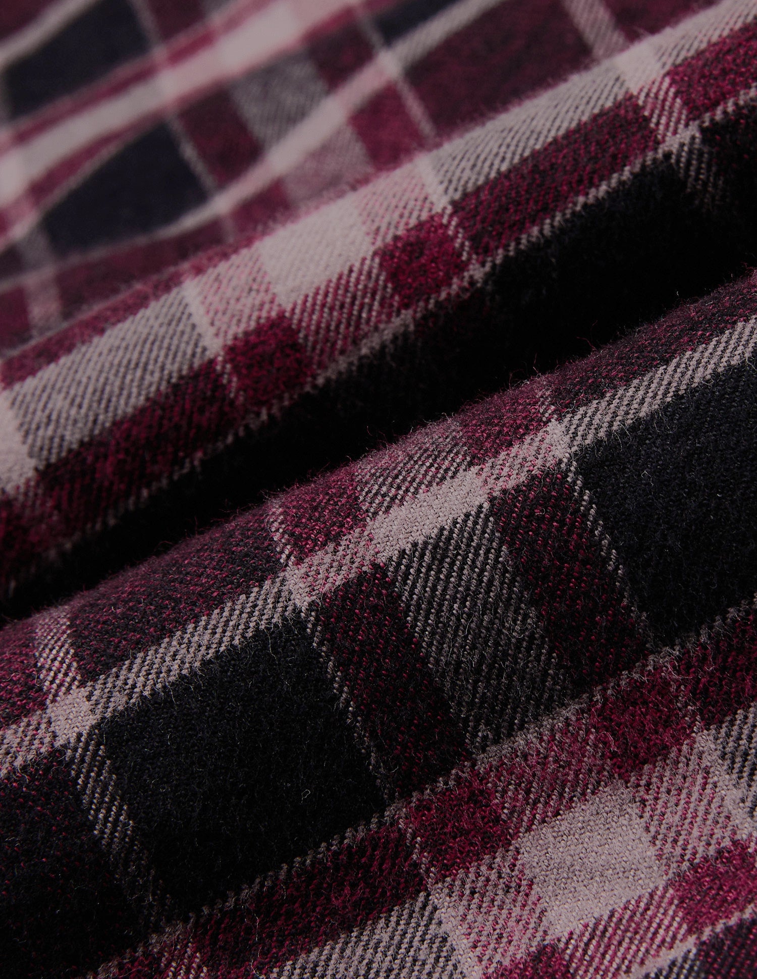 Plaid Checked Twill Shirt Dark Wine - U.S. Polo Assn. India | Large