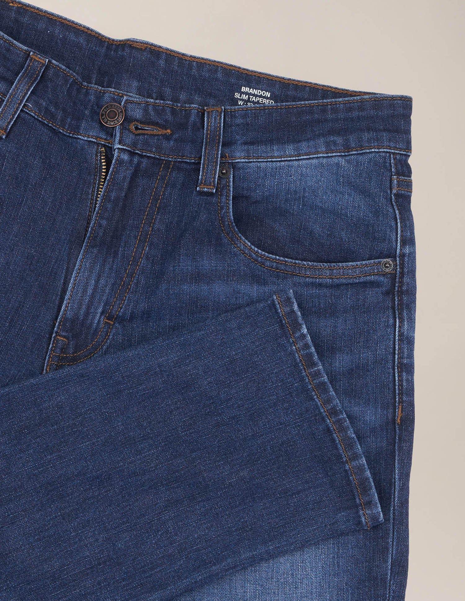 Brandon Slim-Tapered Fit Blue Jeans Blue - U.S. Polo Assn. India | Large