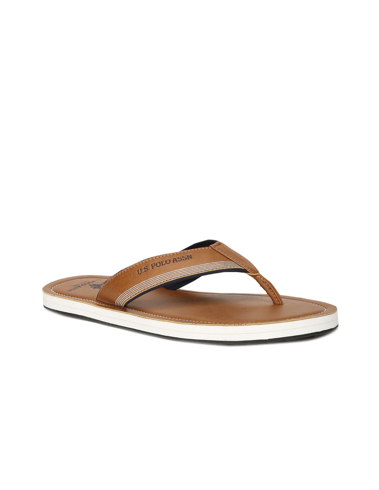 V-Strap Ovi 2.0 Flip-Flops Tan - U.S. Polo Assn. India | Large