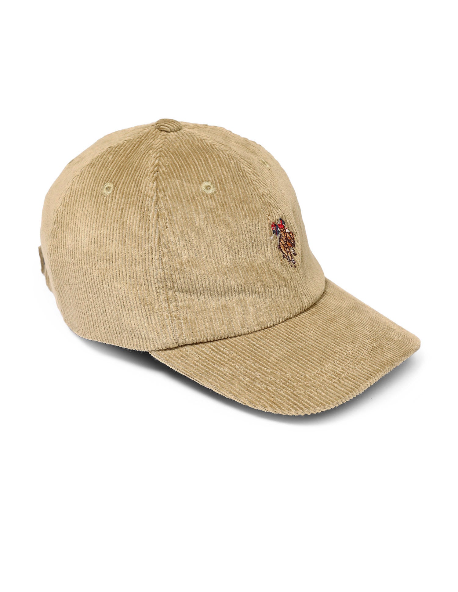 Boys Logo Embroidered Cotton Cap Khaki - U.S. POLO ASSN. | Large