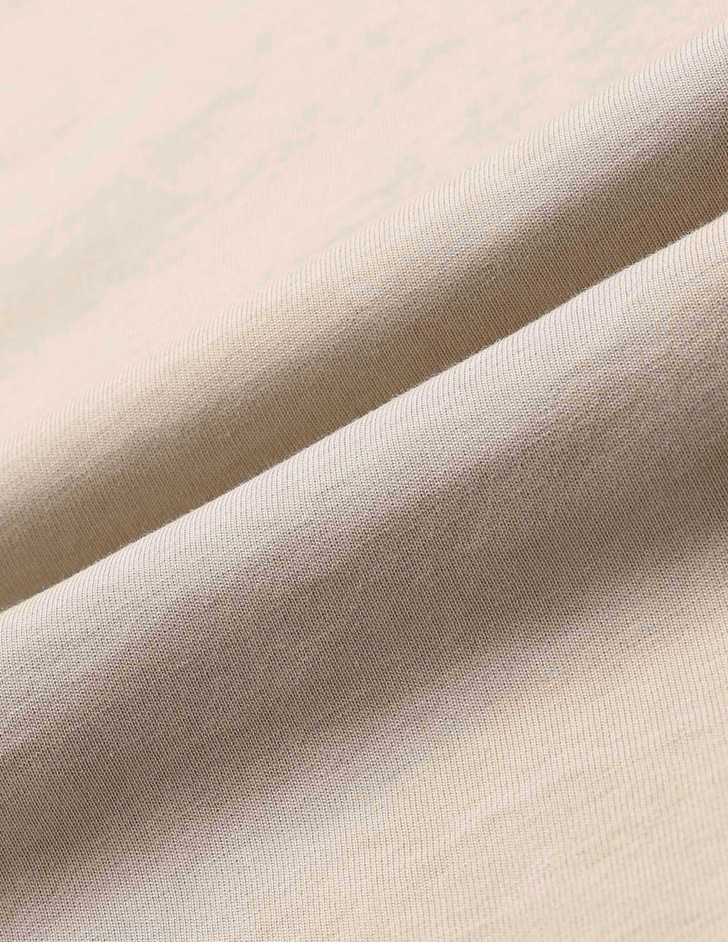 Oversized Fit Pure Cotton T-Shirt Ivory - U.S. Polo Assn. India | Large