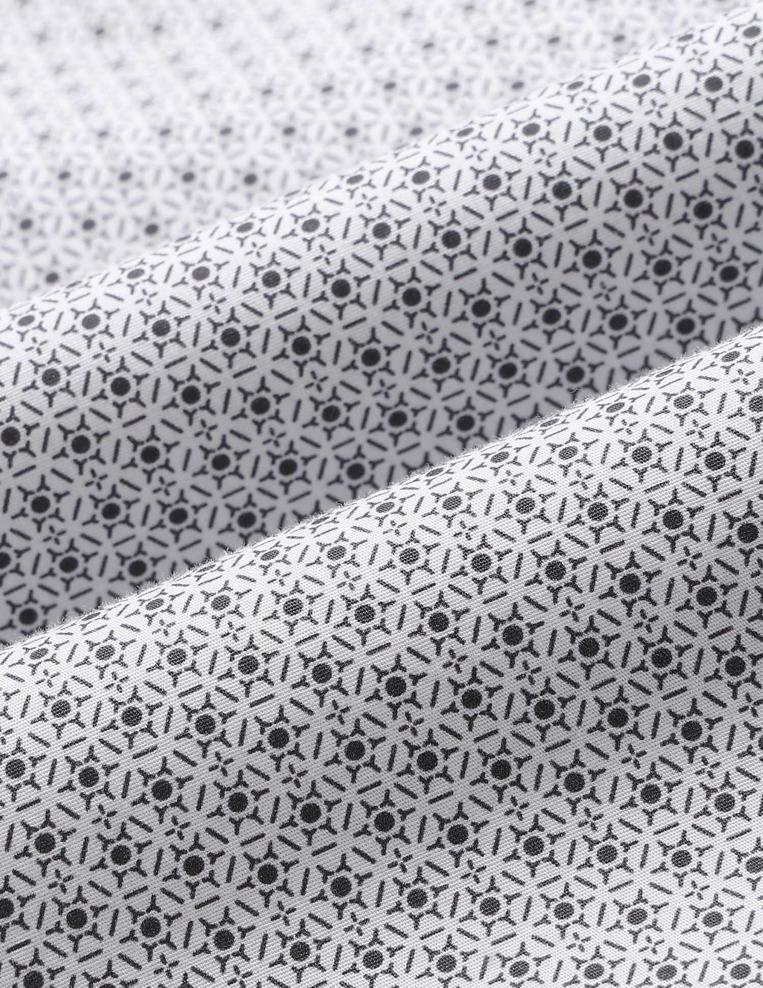 Geometric Printed Tailored Fit Shirt Grey - U.S. POLO ASSN. | Large