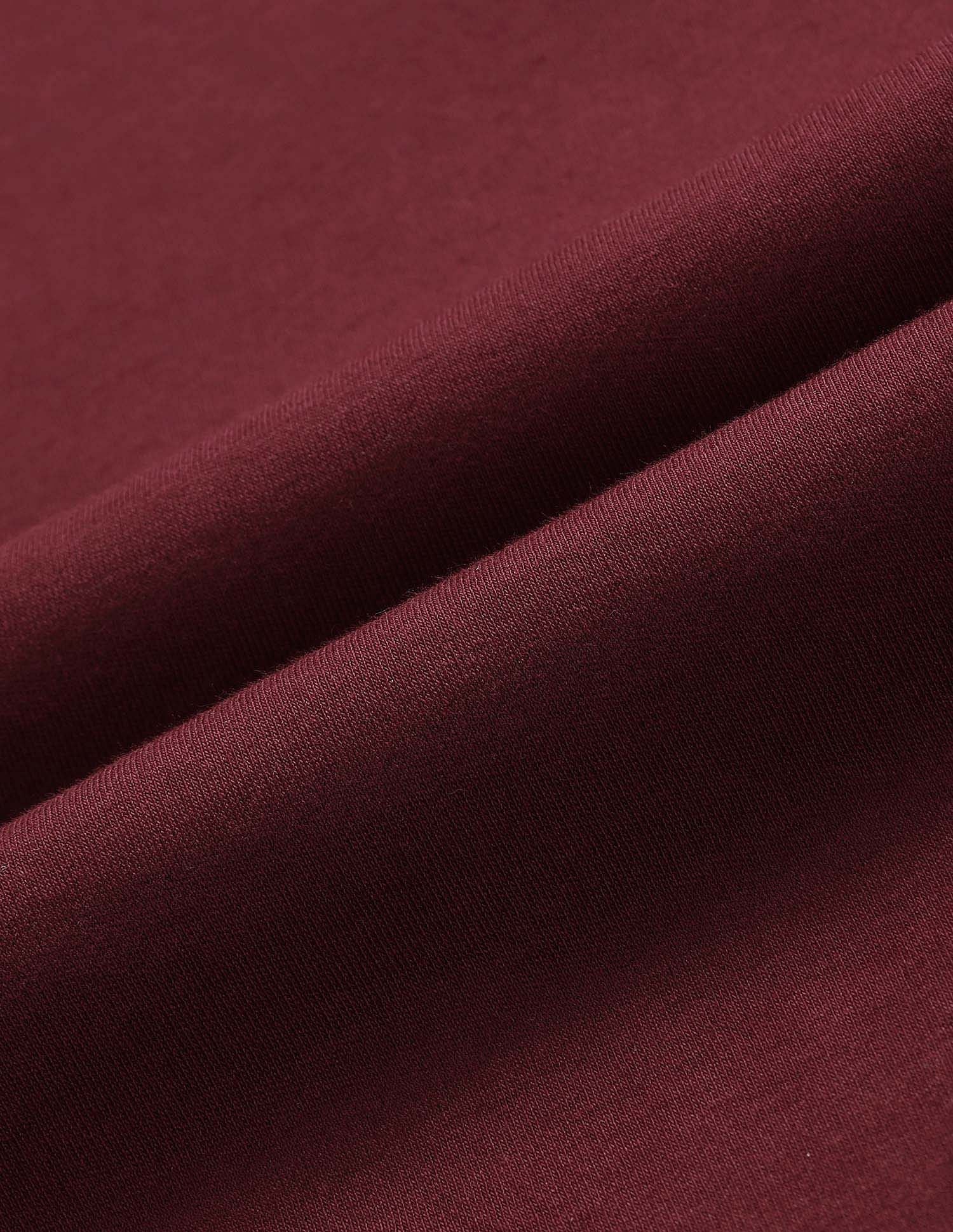 Polo Collar Cotton Tshirt With Tipping Maroon - U.S. Polo Assn. India | Large