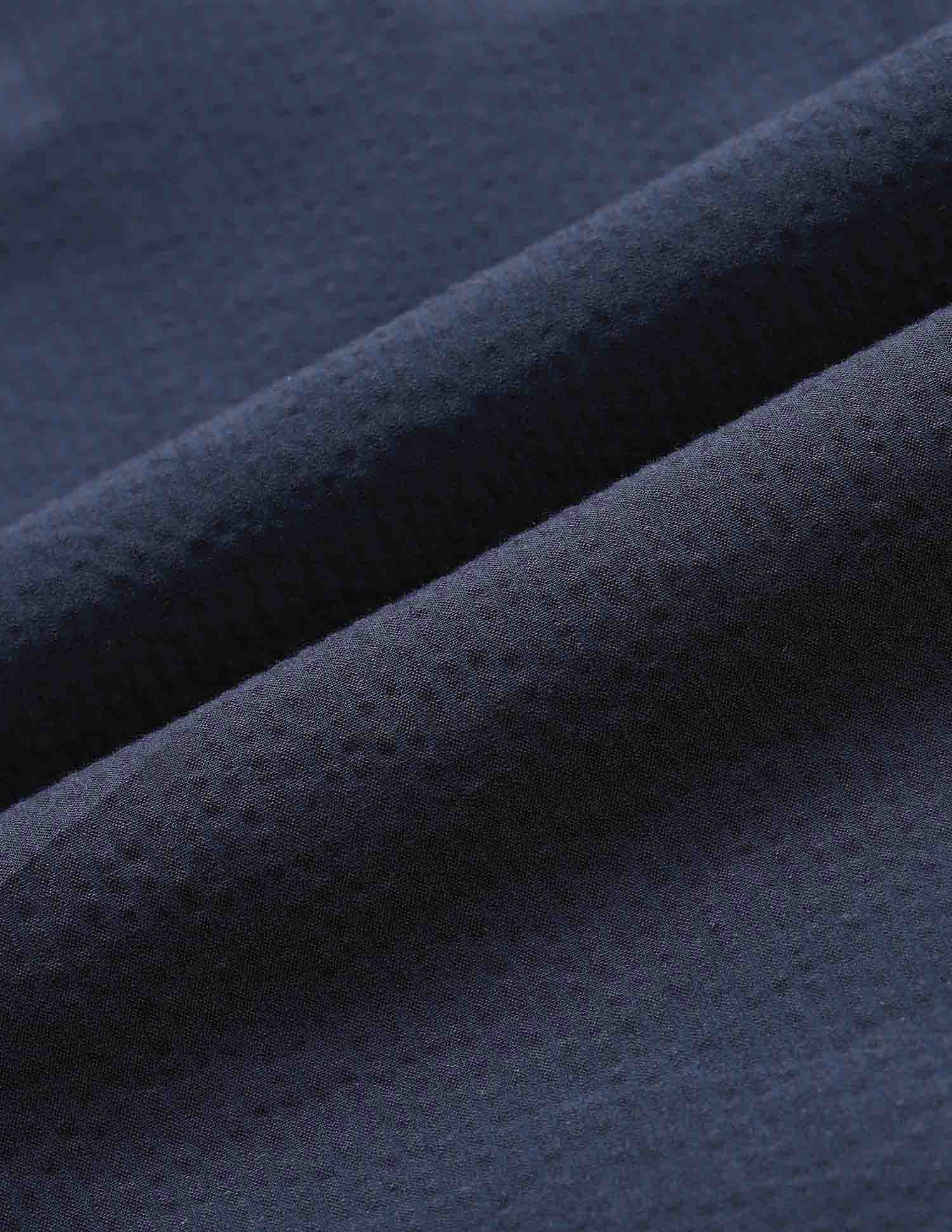 Tailored Fit Solid Shirt Navy - U.S. Polo Assn. India | Large