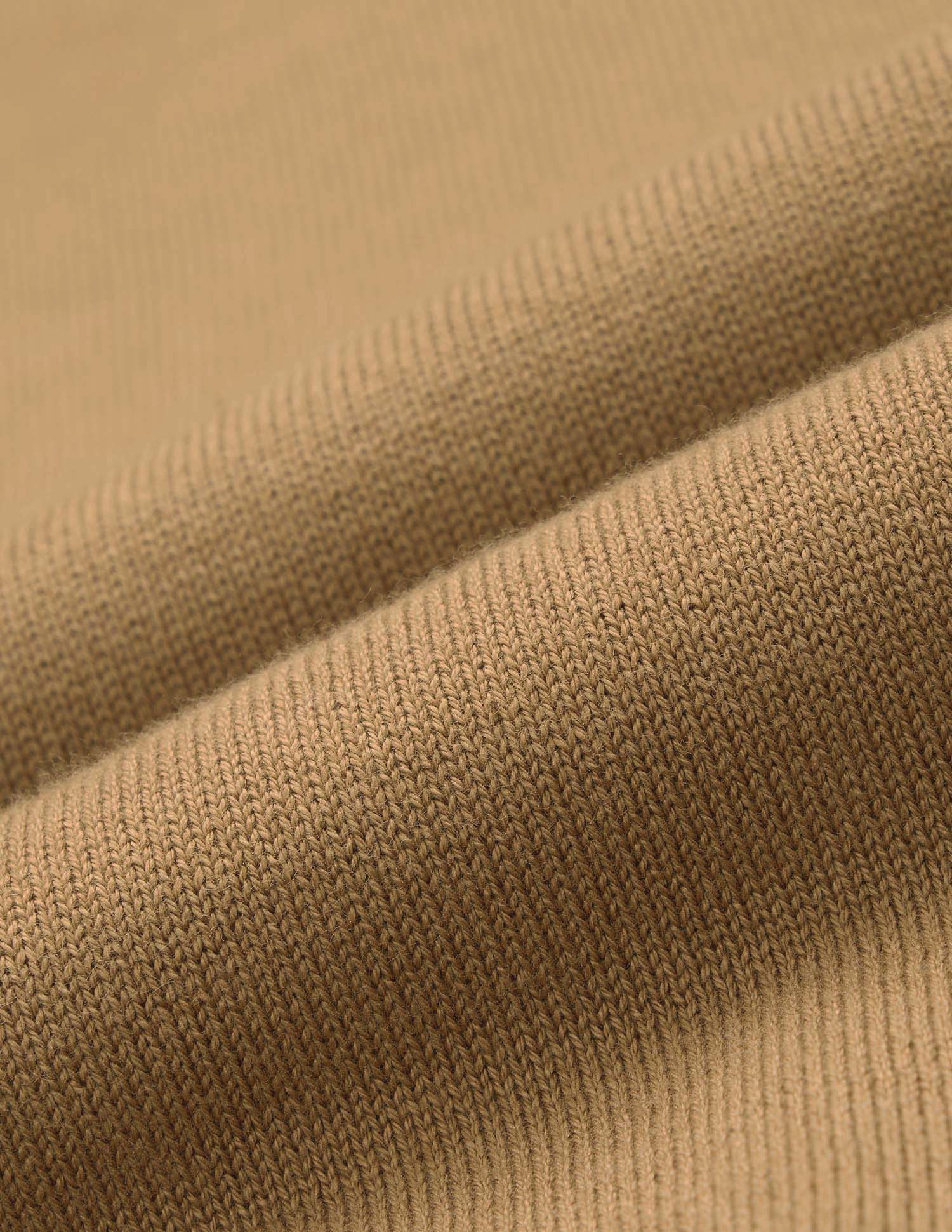 Pure Cotton Varsity Polo Shirt Light Brown - U.S. POLO ASSN. | Large