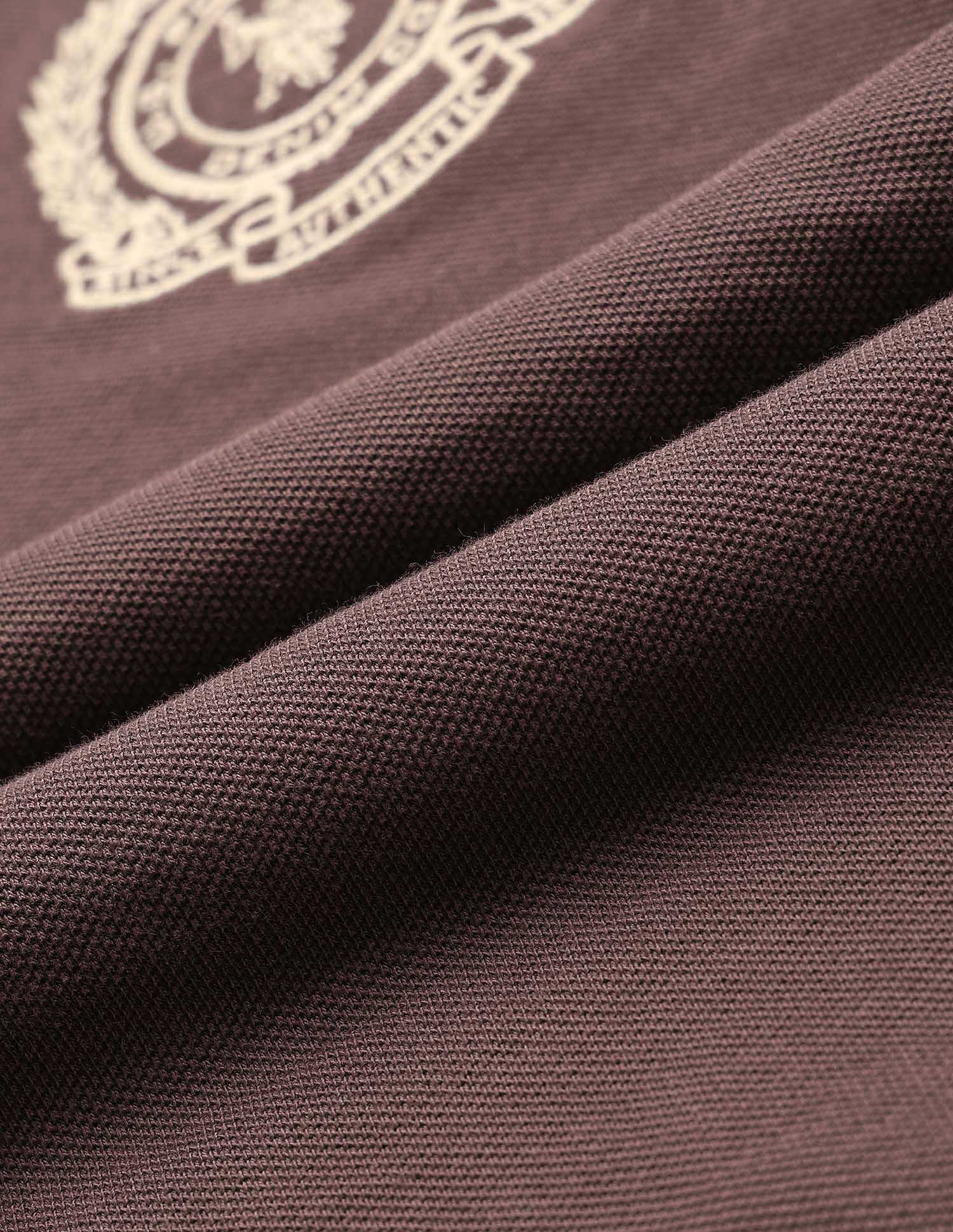 Pure Cotton Muscle Fit Polo Shirt Dark Brown - U.S. Polo Assn. India | Large