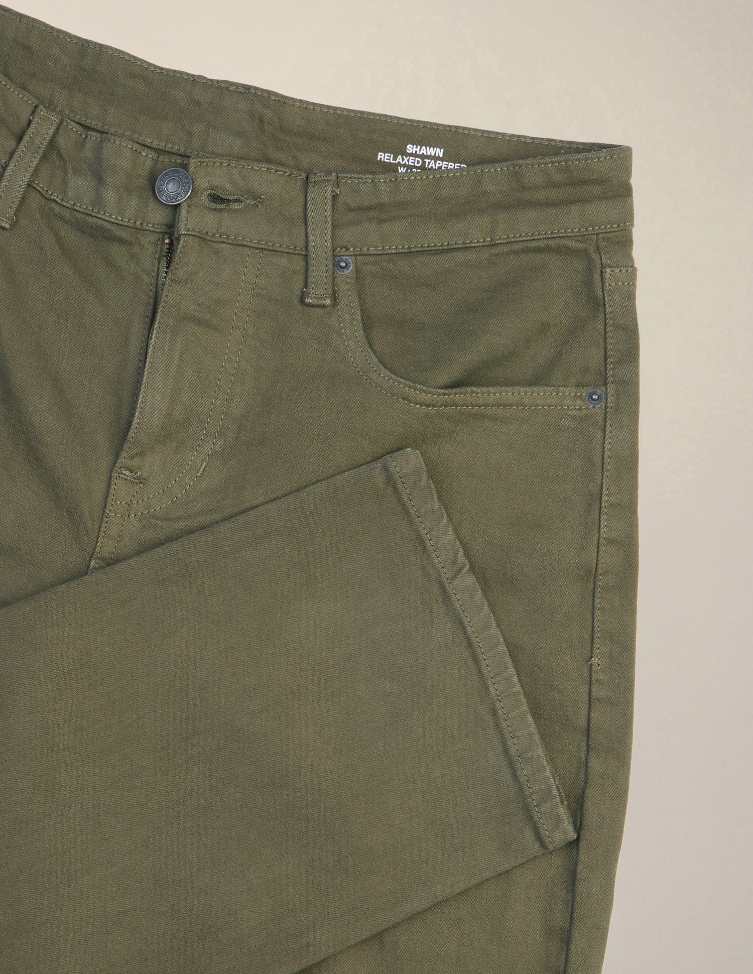 Shawn Relaxed Fit Green Jeans Olive - U.S. Polo Assn. India | Large