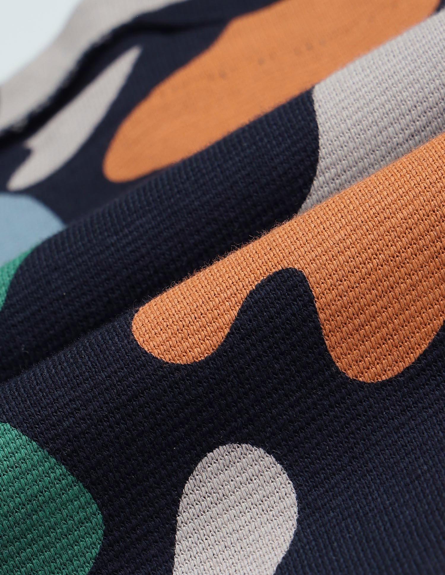 Boys Abstract Printed Regular Fit Polo Shirt Navy - U.S. POLO ASSN. | Large