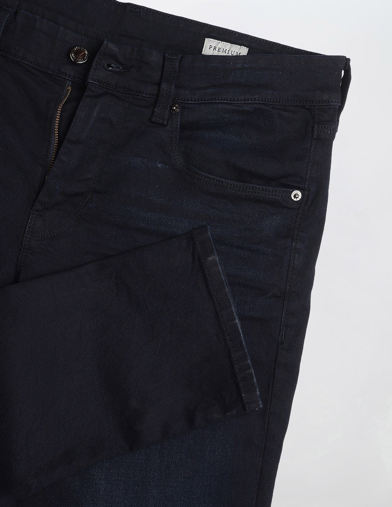 Brandon Slim Tapered Fit Blue Jeans Dark Blue - U.S. Polo Assn. India | Large