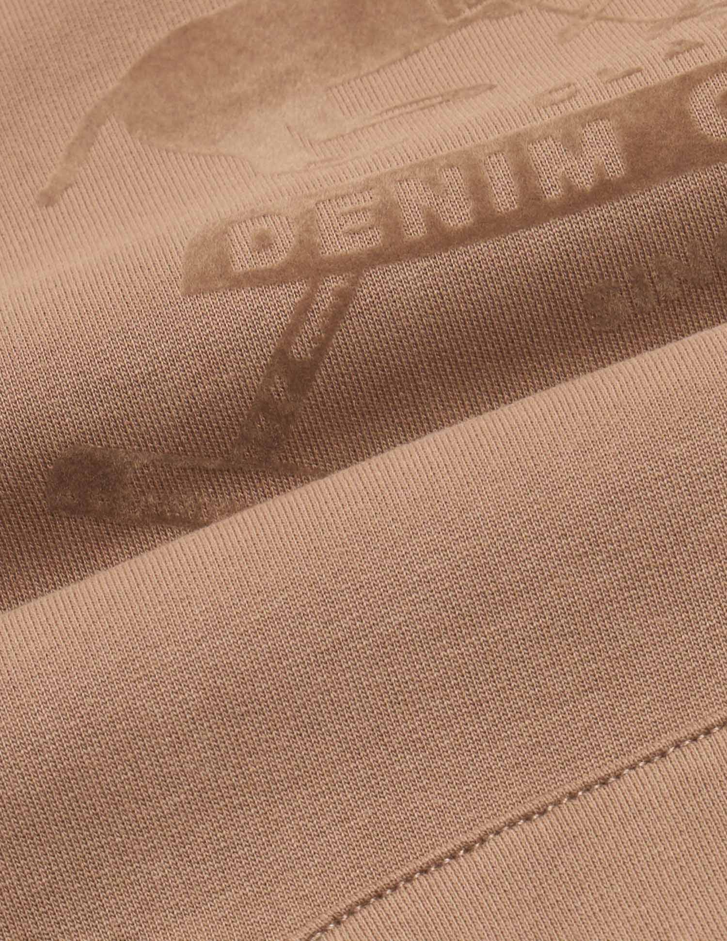 Brand Printed Oversized Fit Sweatshirt Tan - U.S. POLO ASSN. | Large