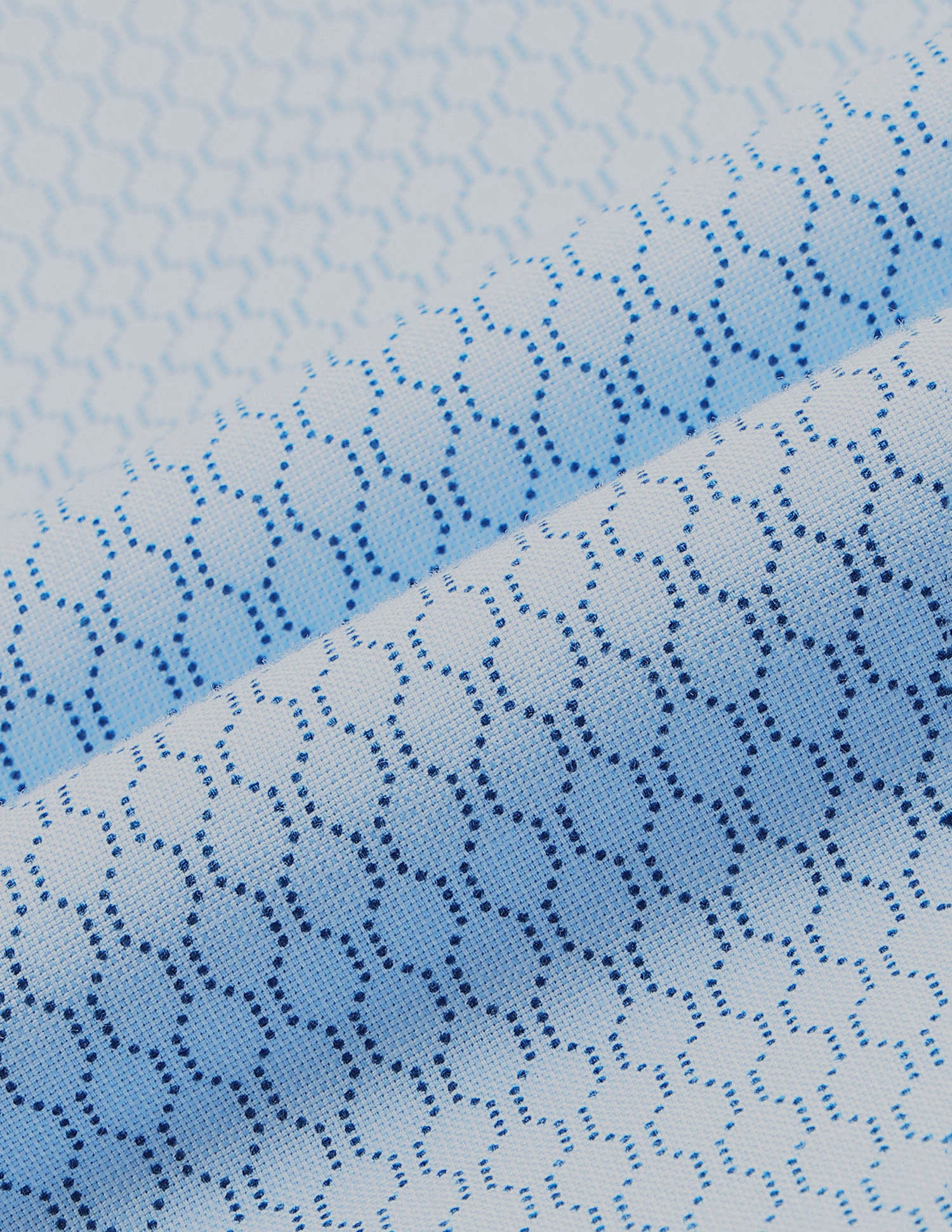 Geometric Printed Oxford Shirt Blue - U.S. Polo Assn. India | Large