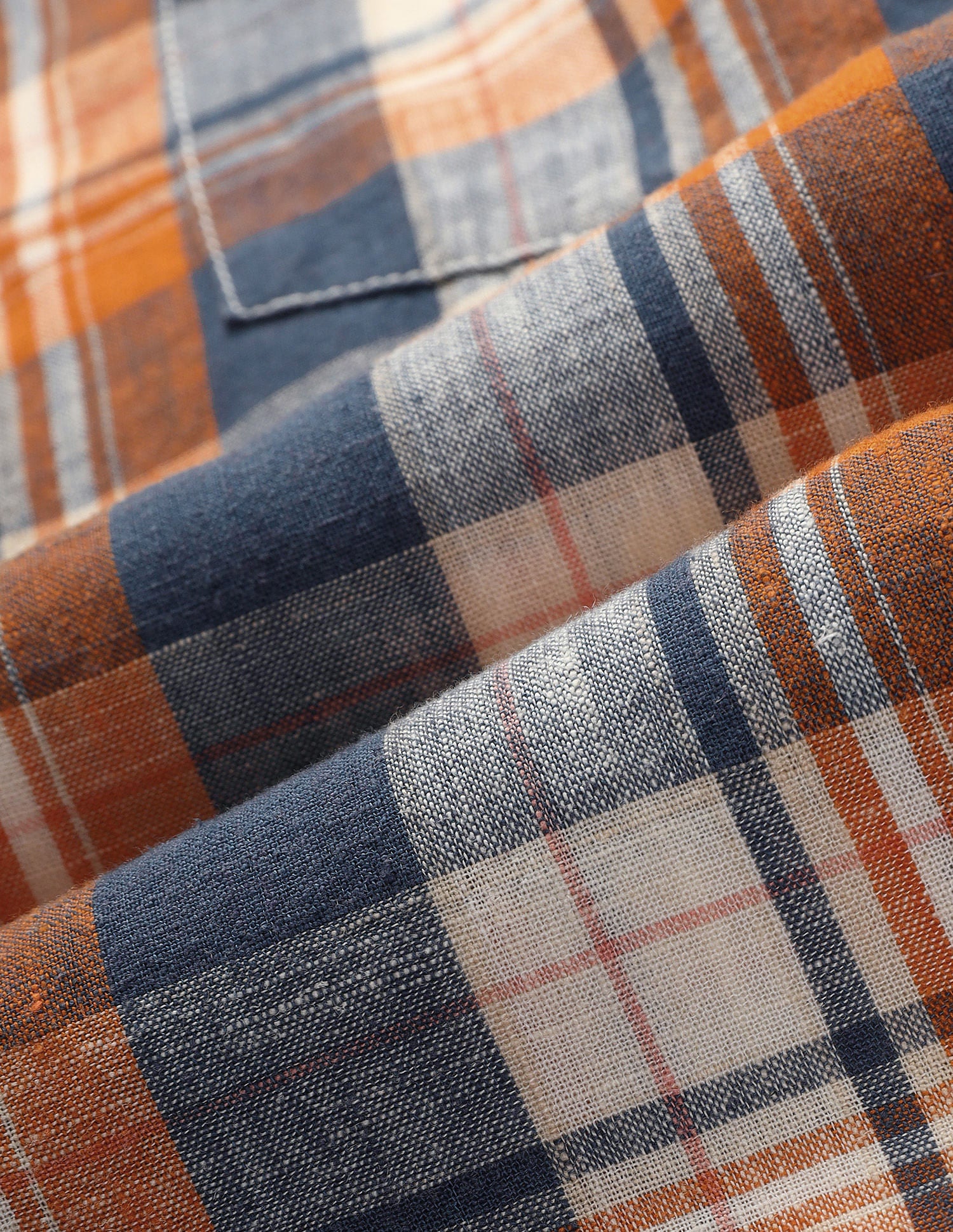 Tartan Check Slim Fit Shirt Rust - U.S. Polo Assn. India | Large