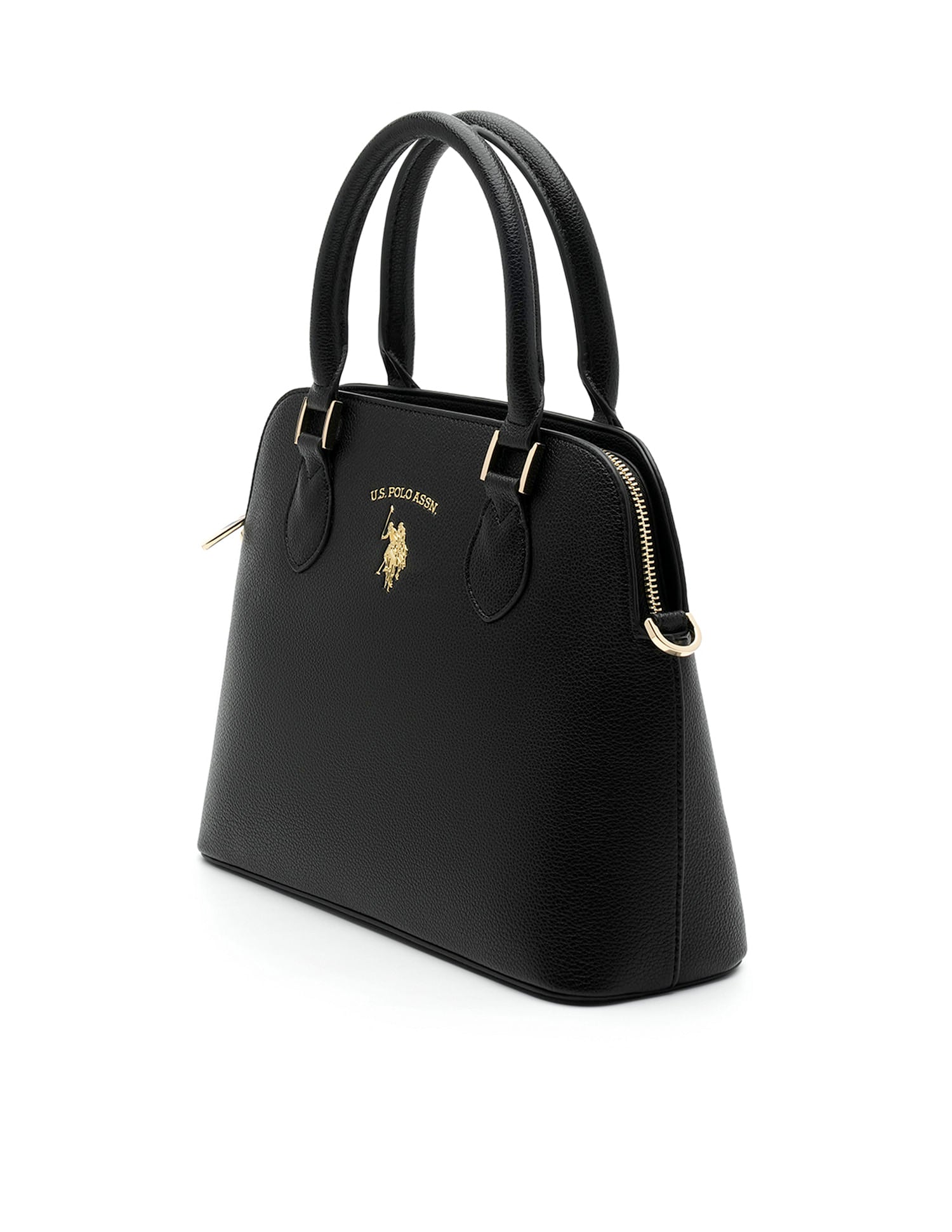 Beth Monogram Dome Handbag Black - U.S. POLO ASSN. | Large