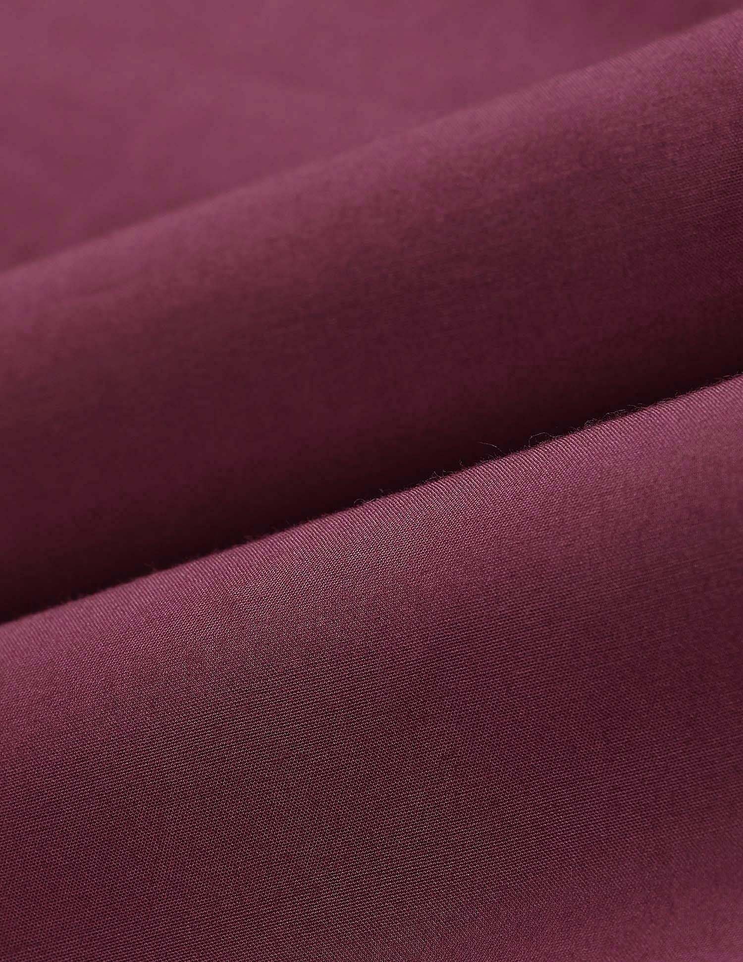 Pleated Solid Regular Fit Top Wine - U.S. Polo Assn. India | Large