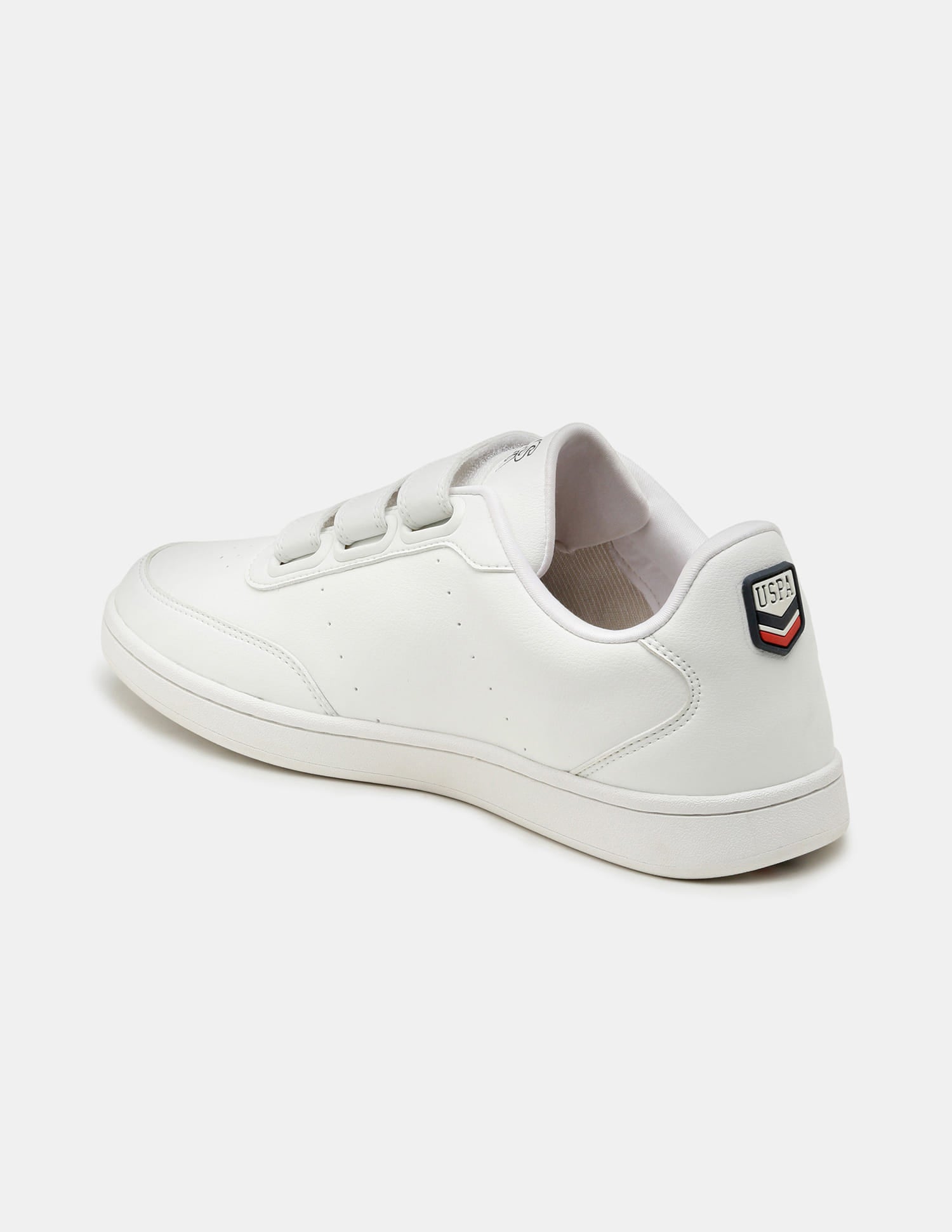 Men Elio Velcro Sneakers White - U.S. Polo Assn. India | Large
