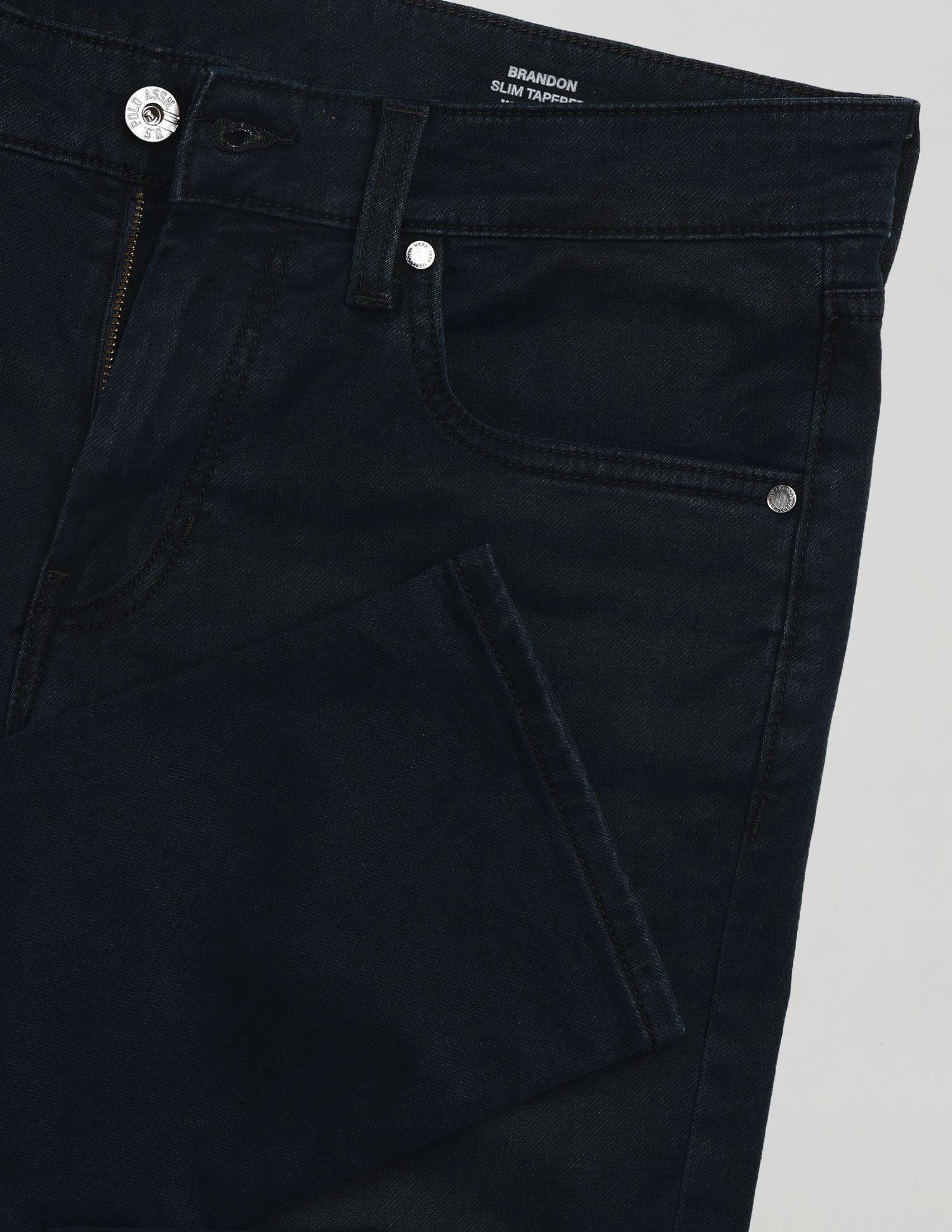 Brandon Slim Tapered Fit Green Jeans Dark Wash - U.S. POLO ASSN. | Large