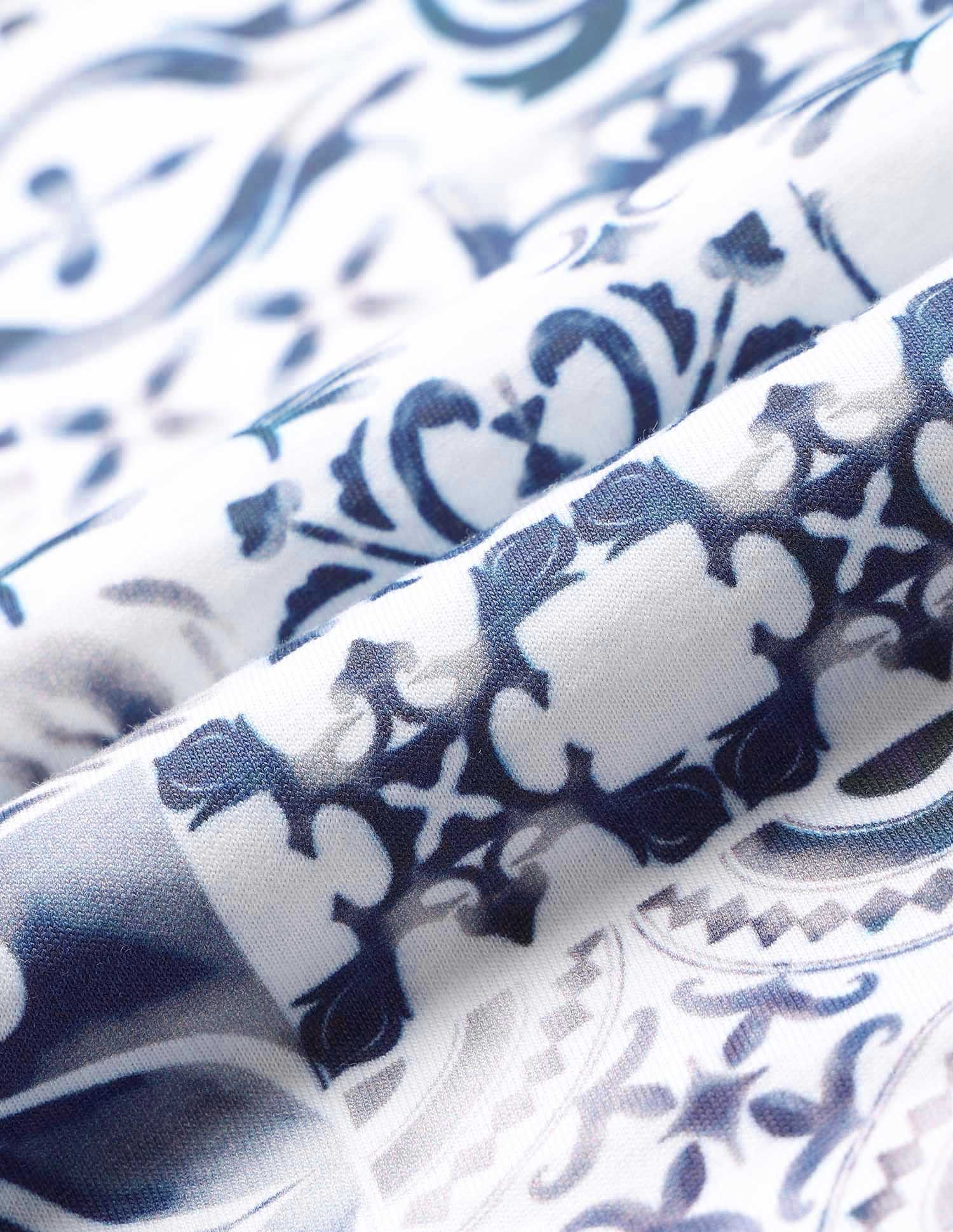 Boys Regular Fit All-Over Printed T-Shirt White - U.S. POLO ASSN. | Large