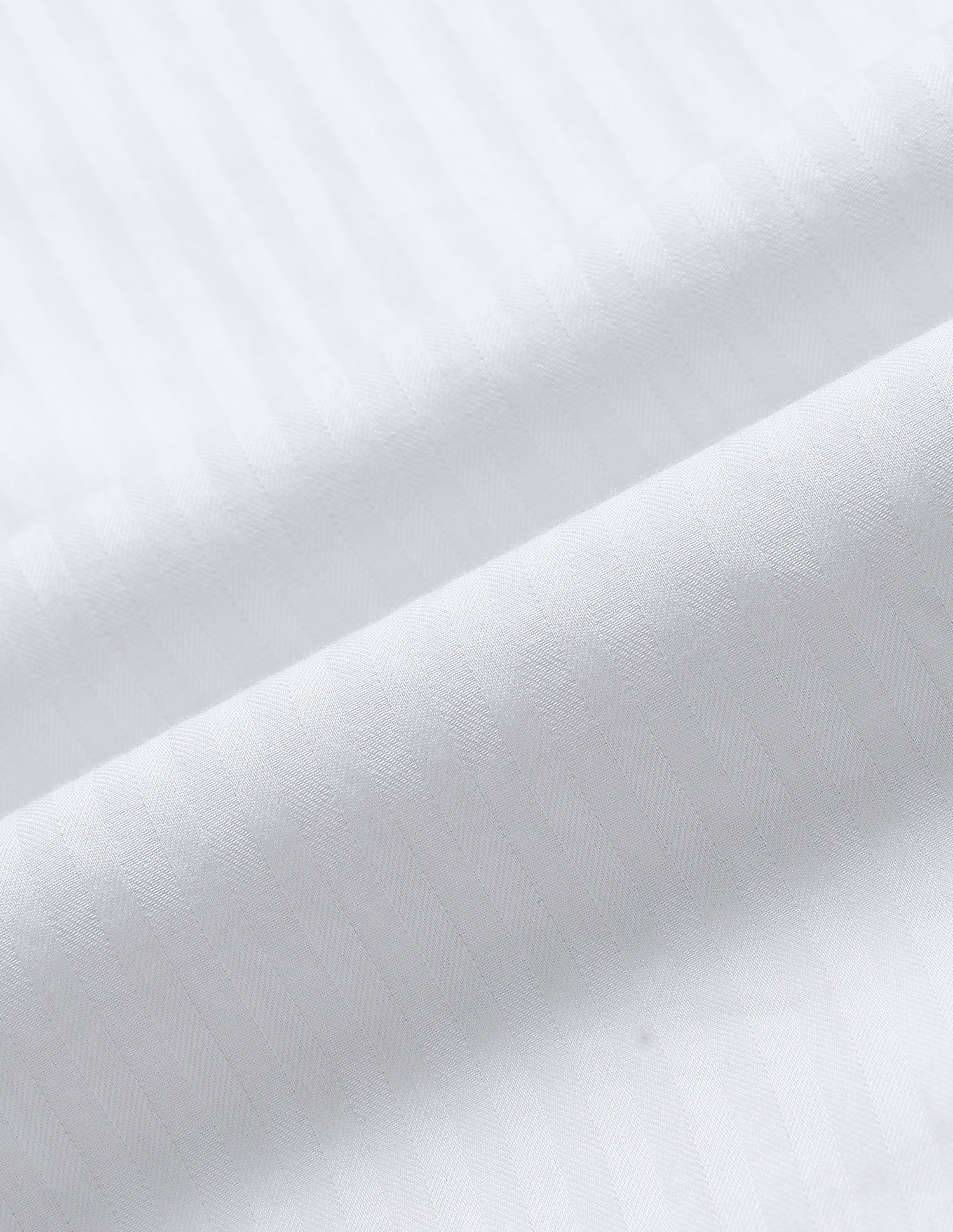 Self Design Vertical Striped Tailored Fit Shirt White - U.S. POLO ASSN. | Large