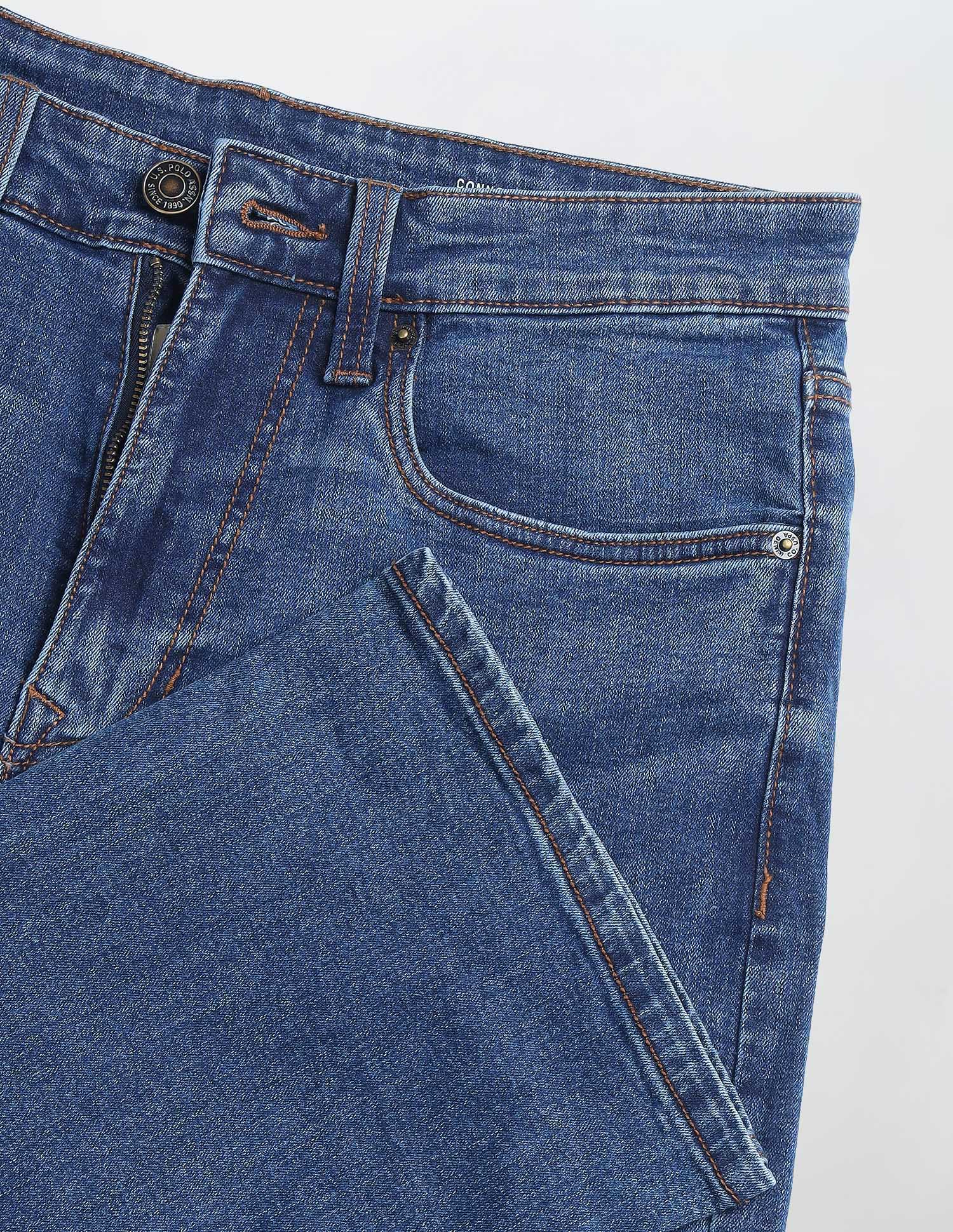 Connor Bootcut Fit Blue Jeans Indigo - U.S. Polo Assn. India | Large