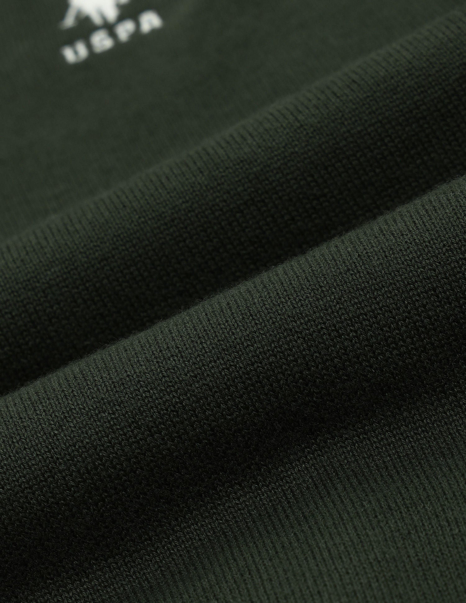 Pure Cotton Regular Fit Sweater Olive - U.S. POLO ASSN. | Large