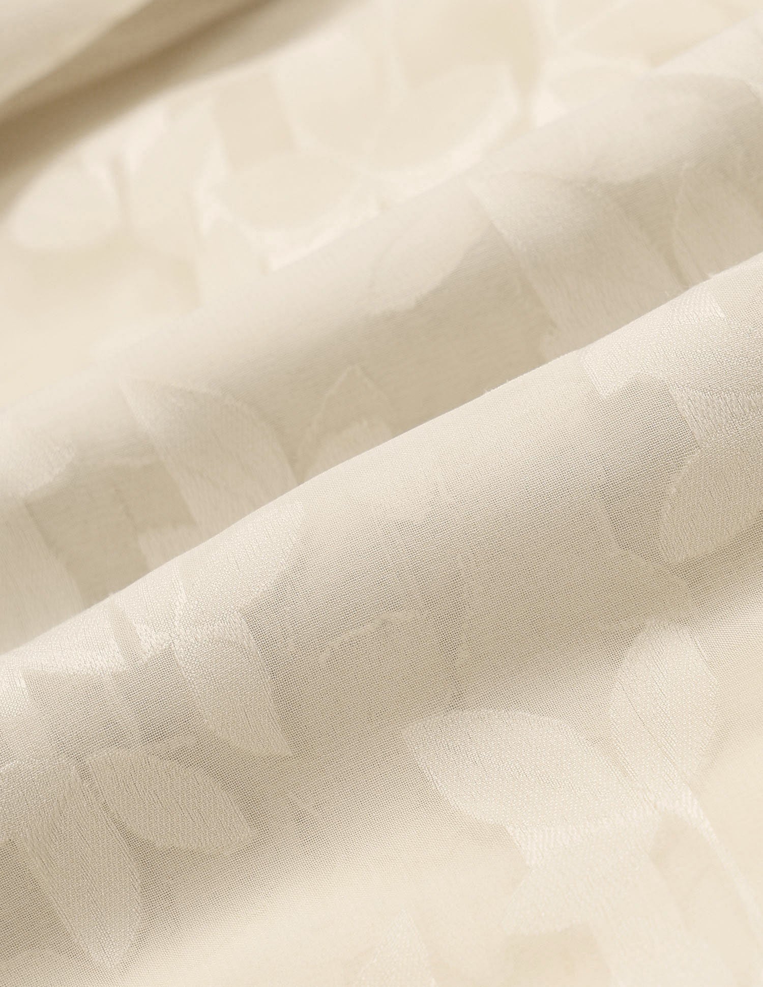 Semi-Sheer Floral Printed Shirt Beige - U.S. POLO ASSN. | Large