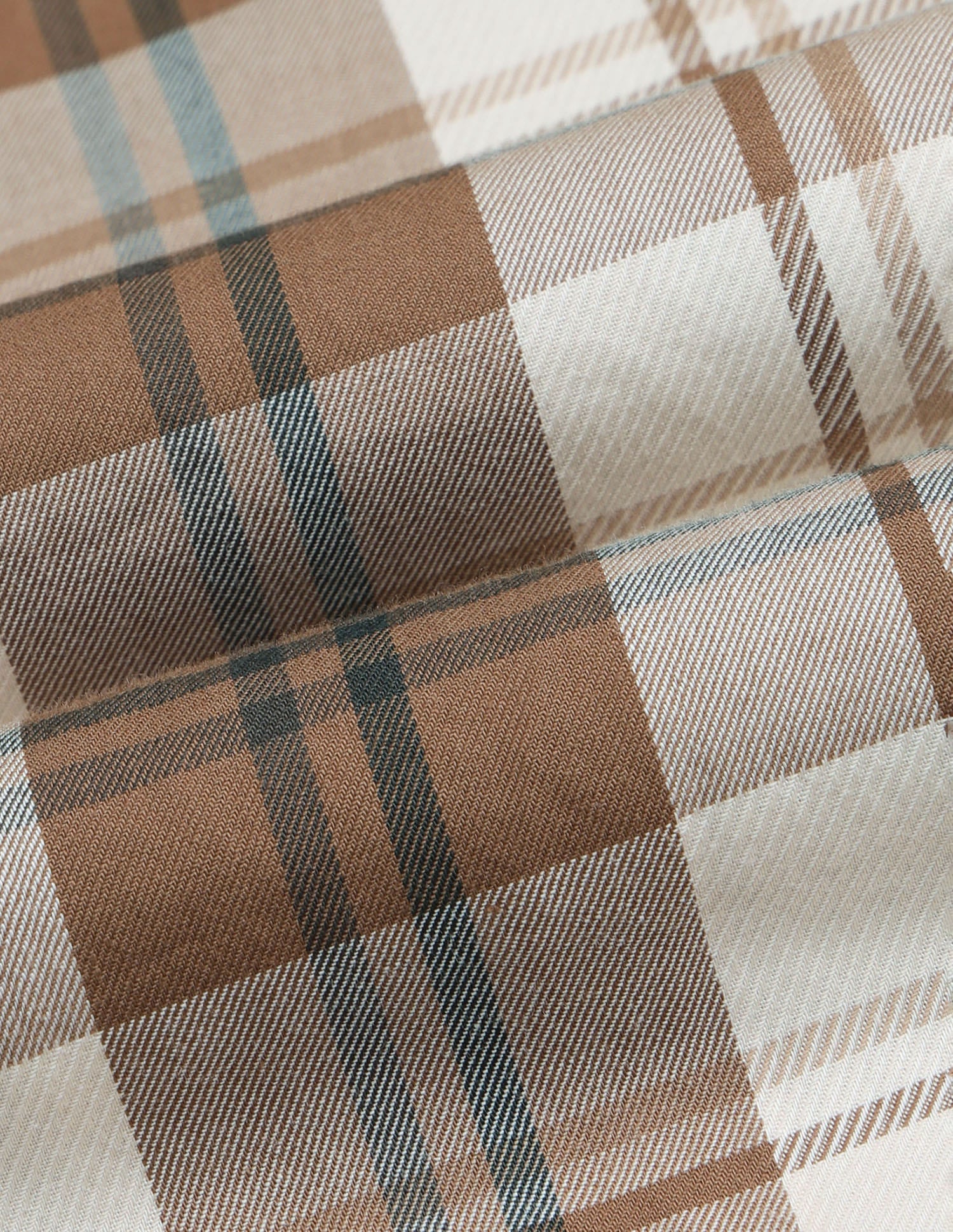 Twill Plaid Checked Shirt Brown - U.S. Polo Assn. India | Large