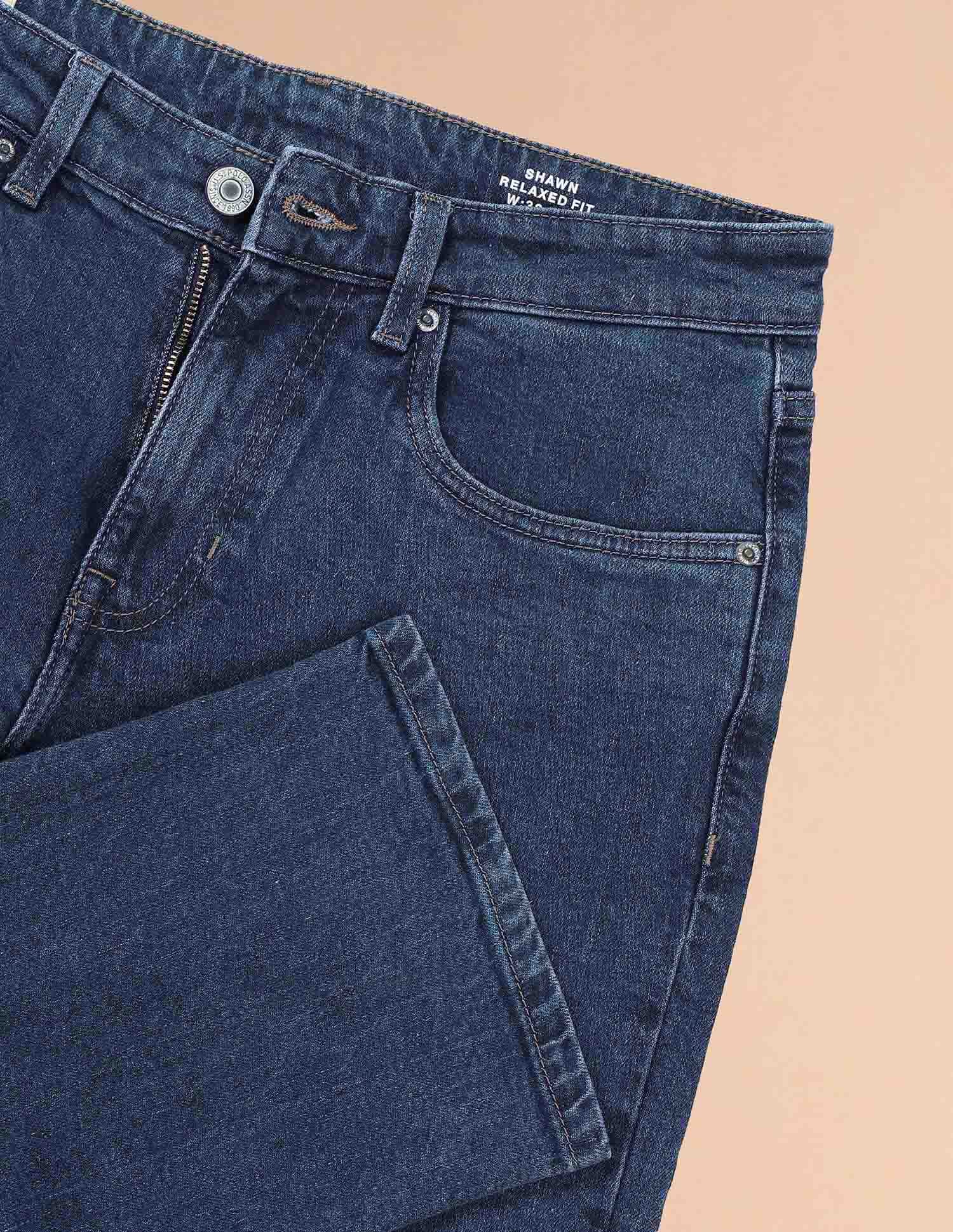 Shawn Relaxed Fit Blue Jeans Blue - U.S. POLO ASSN. | Large