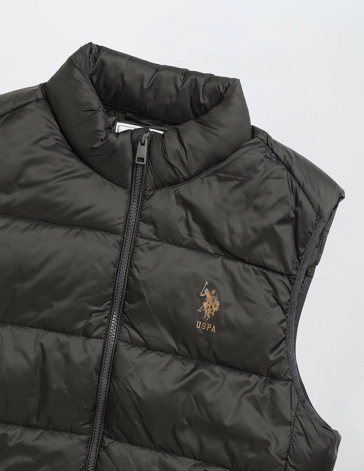 Regular Fit Packable Puffer Jacket Dark Olive - U.S. Polo Assn. India | Large