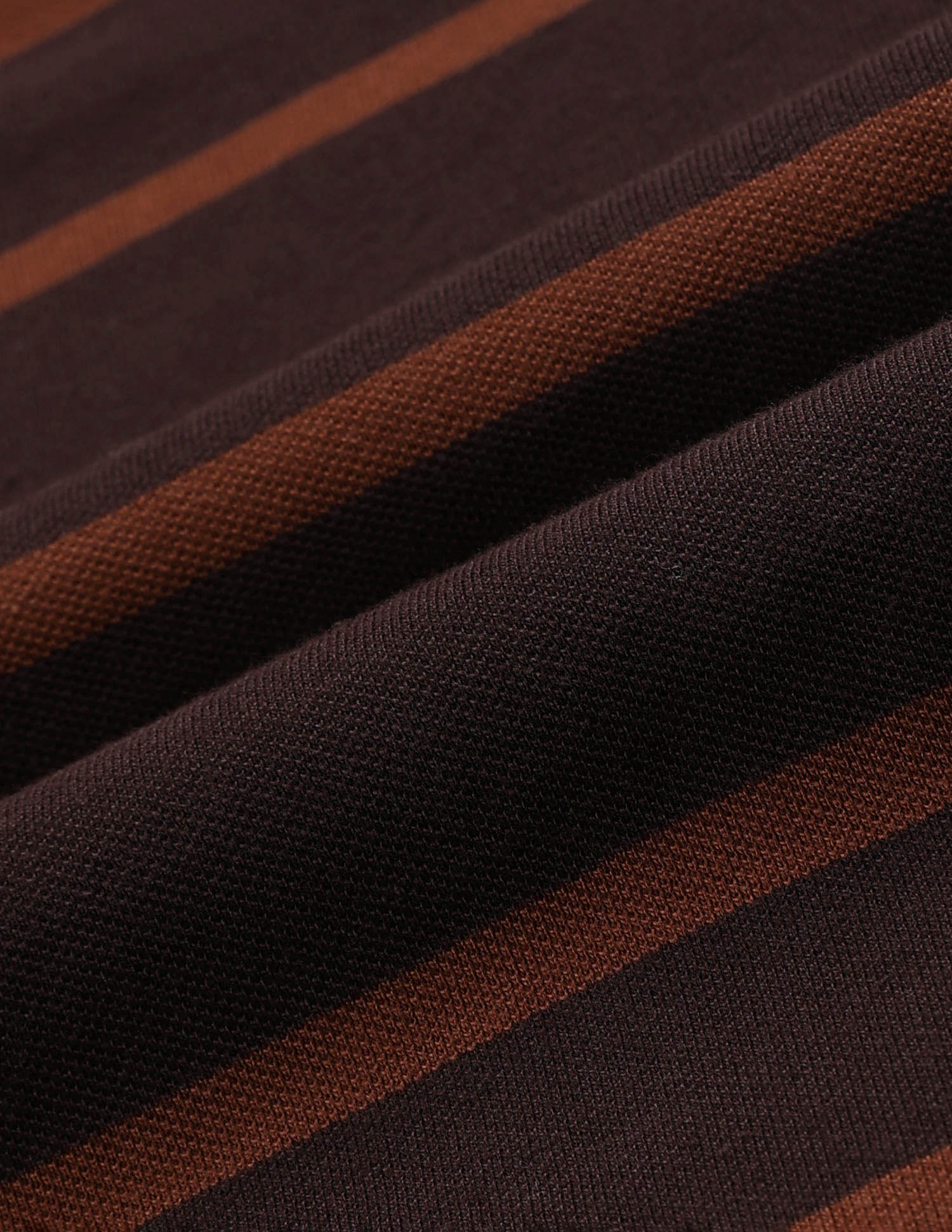 Horizontal Striped Classic Polo Shirt Dark Brown - U.S. POLO ASSN. | Large