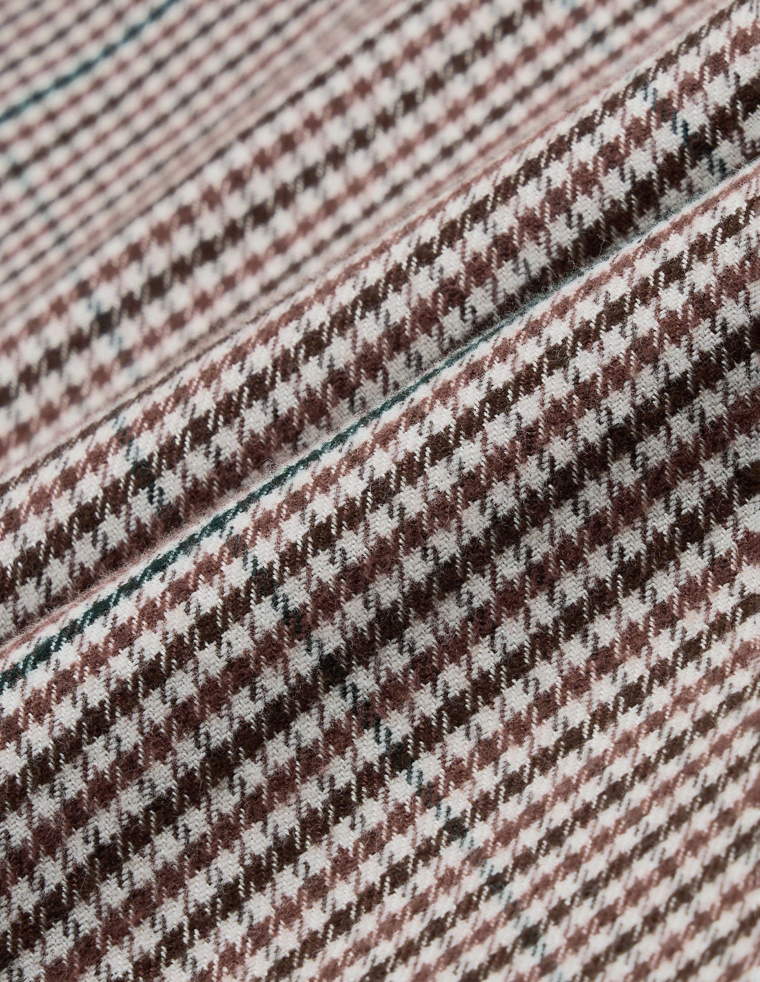 Houndstooth Printed Twill Shirt Brown - U.S. Polo Assn. India | Large
